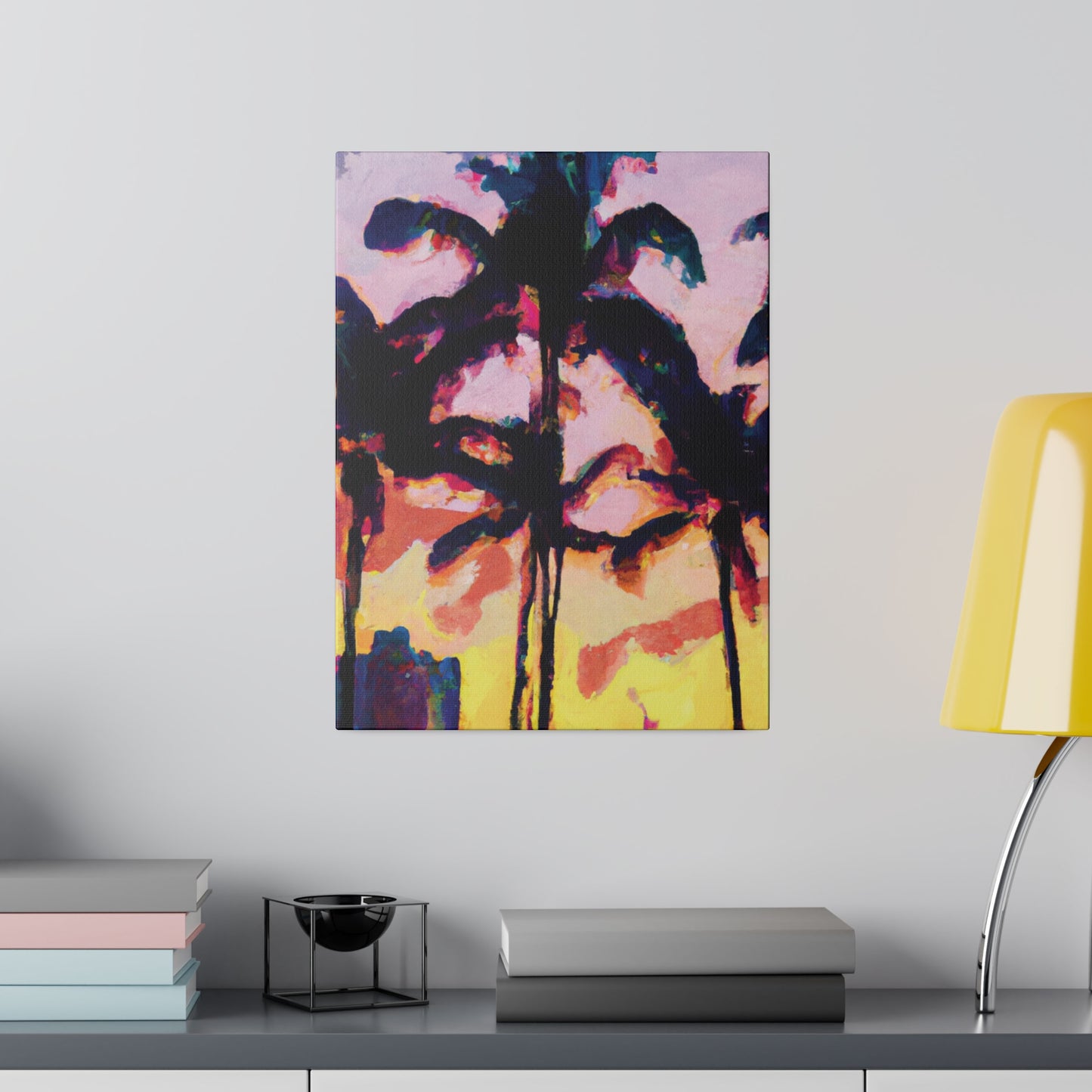 3398S - Miami Beach Sunset Painting Print | Miami | Beach | Sunset | Poster | Home Decor | Wall Art | Canvas