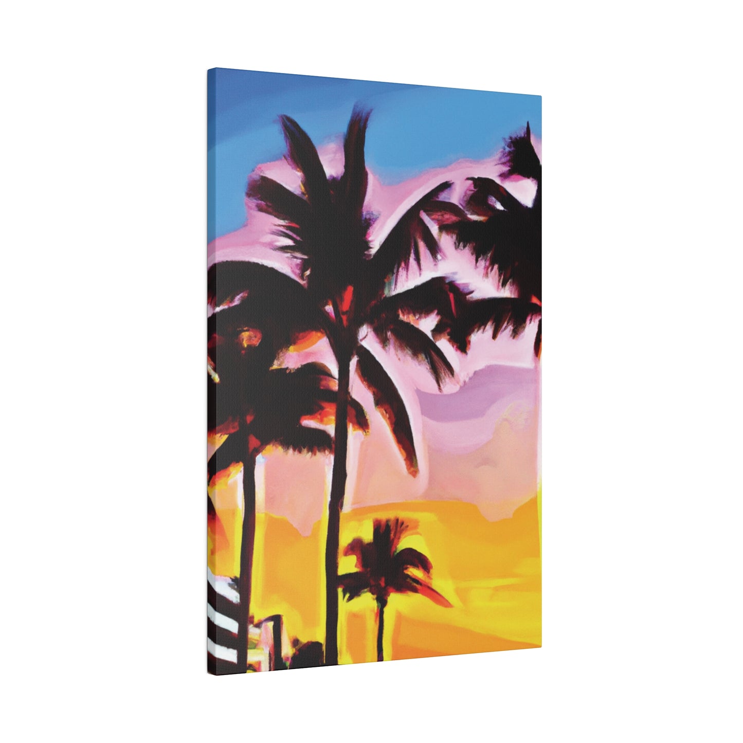 742X - Miami Beach Sunset Painting Print | Miami | Beach | Sunset | Poster | Home Decor | Wall Art | Canvas