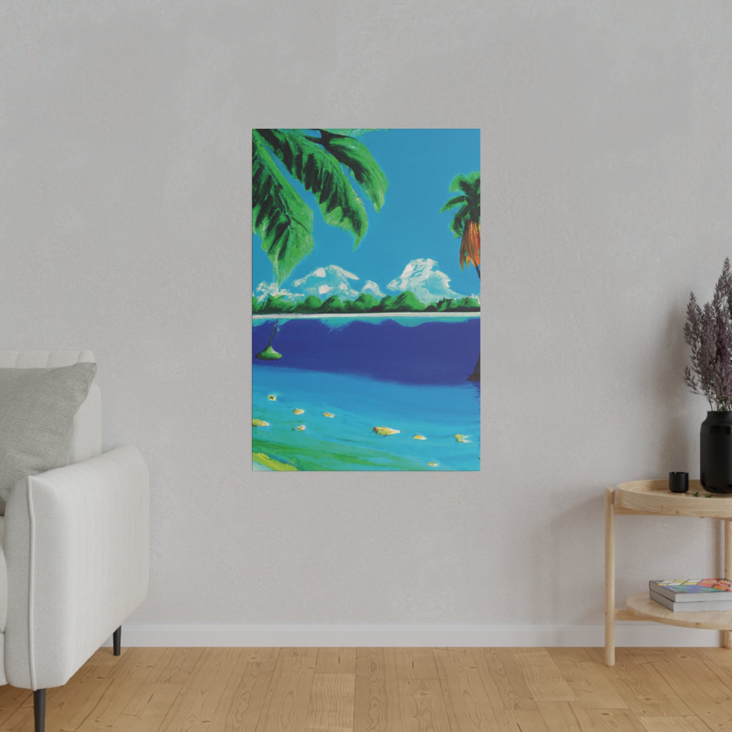 8246P - Bahamas Ocean Painting Print | Bahamas | Ocean | Beach | Poster | Home Decor | Wall Art | Canvas