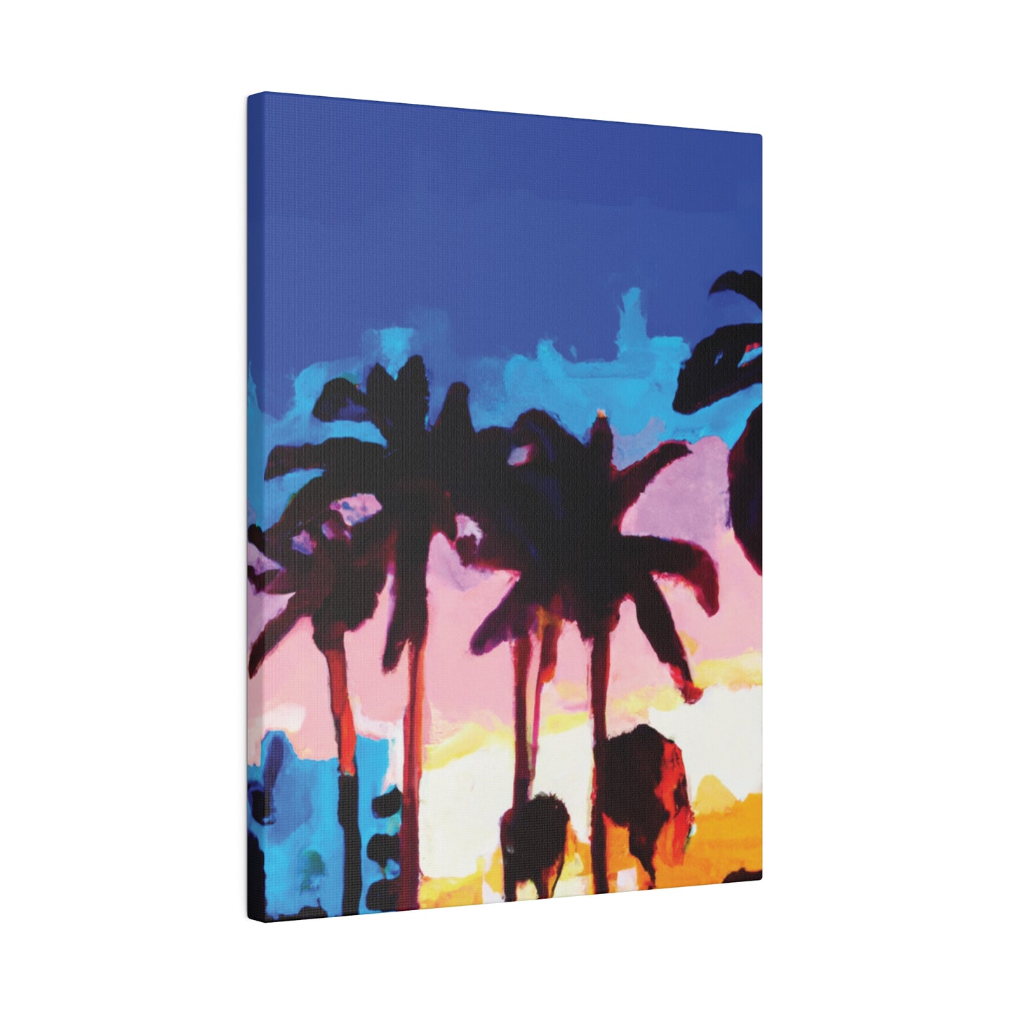 9453C - Miami Beach Sunset Painting Print | Miami | Beach | Sunset | Poster | Home Decor | Wall Art | Canvas