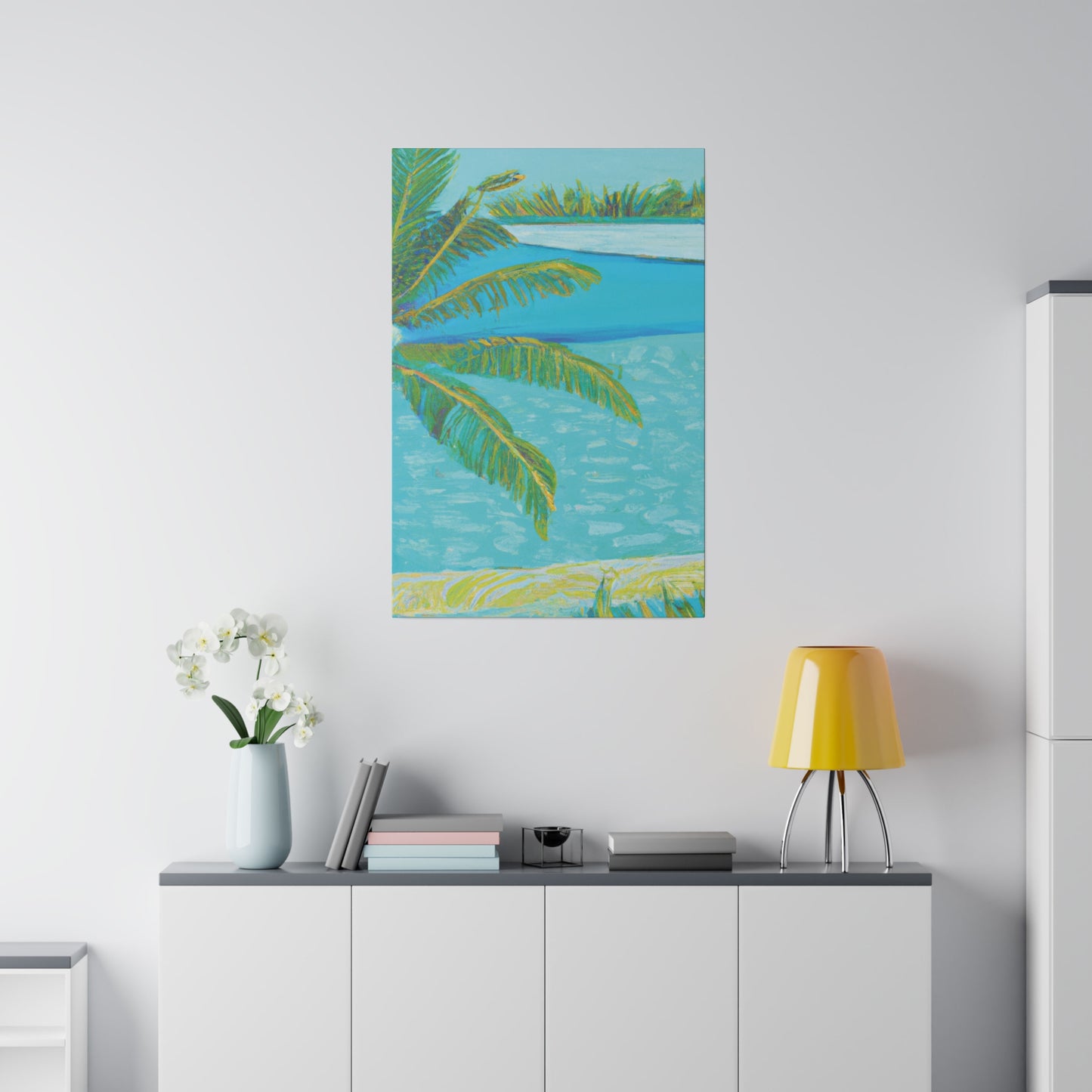 6398H - Bahamas Ocean Painting Print | Bahamas | Ocean | Beach | Poster | Home Decor | Wall Art | Canvas