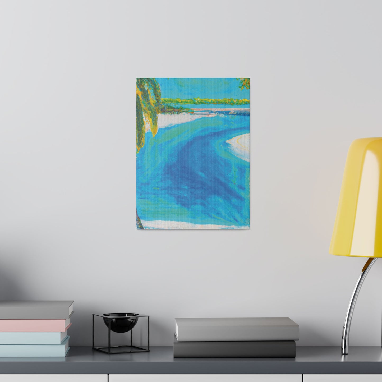 9106H - Bahamas Ocean Painting Print | Bahamas | Ocean | Beach | Poster | Home Decor | Wall Art | Canvas