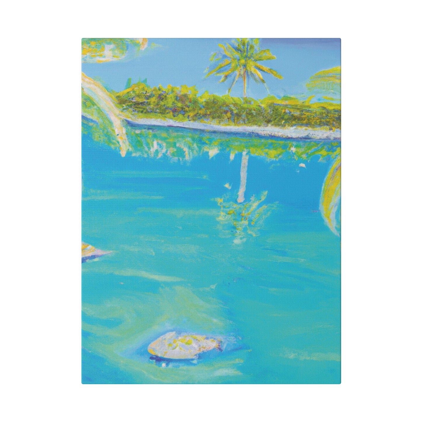 9546V - Bahamas Ocean Painting Print | Bahamas | Ocean | Beach | Poster | Home Decor | Wall Art | Canvas