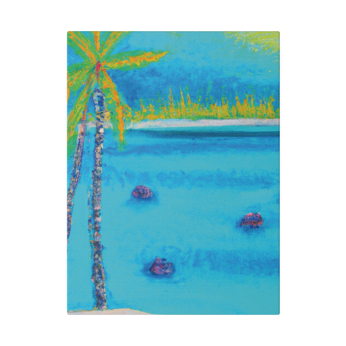 2937T - Bahamas Ocean Painting Print | Bahamas | Ocean | Beach | Poster | Home Decor | Wall Art | Canvas