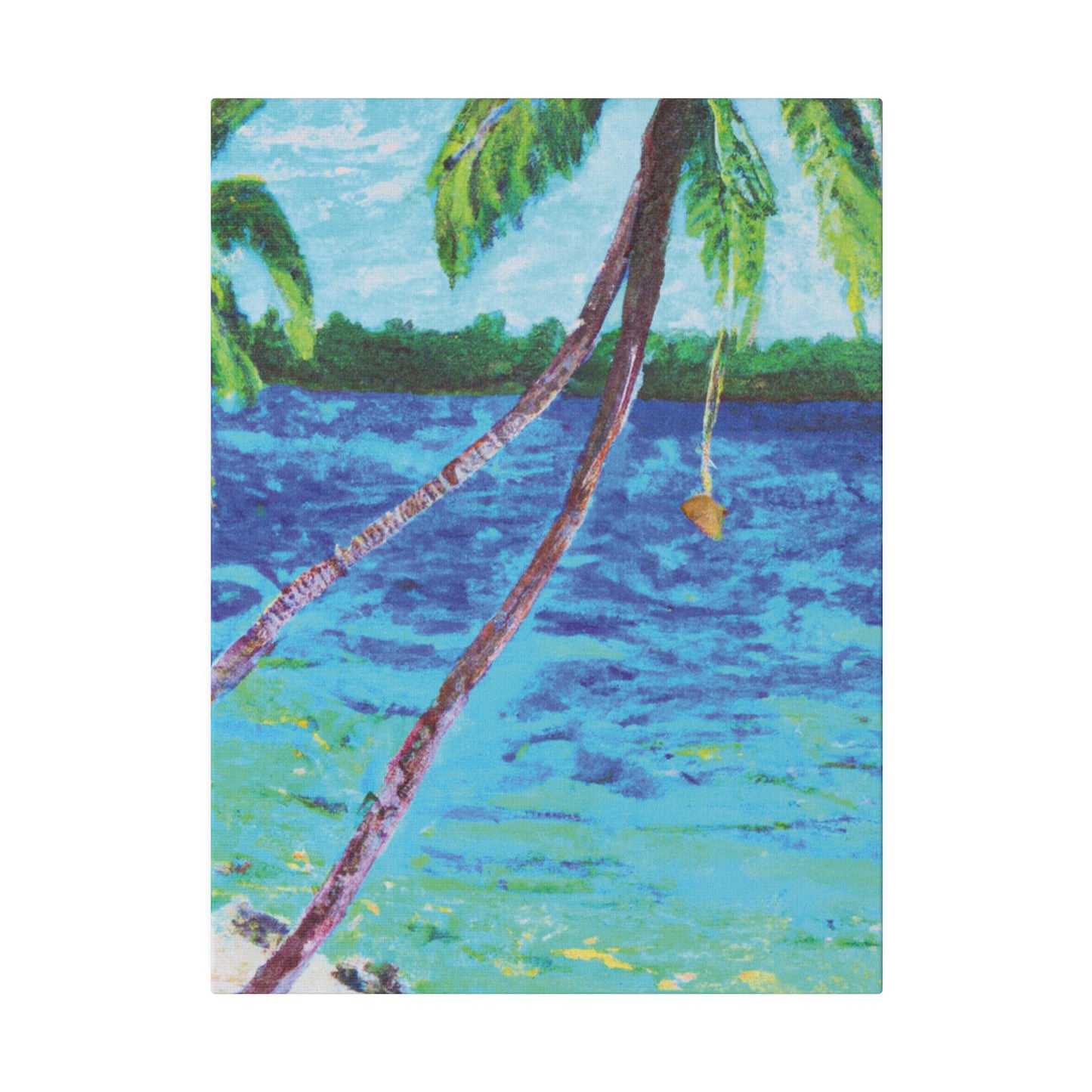 4564E - Bahamas Ocean Painting Print | Bahamas | Ocean | Beach | Poster | Home Decor | Wall Art | Canvas