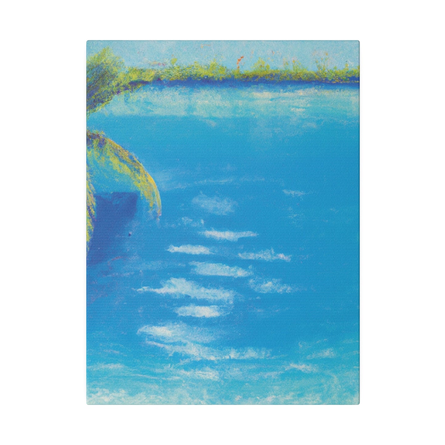 9819K - Bahamas Ocean Painting Print | Bahamas | Ocean | Beach | Poster | Home Decor | Wall Art | Canvas