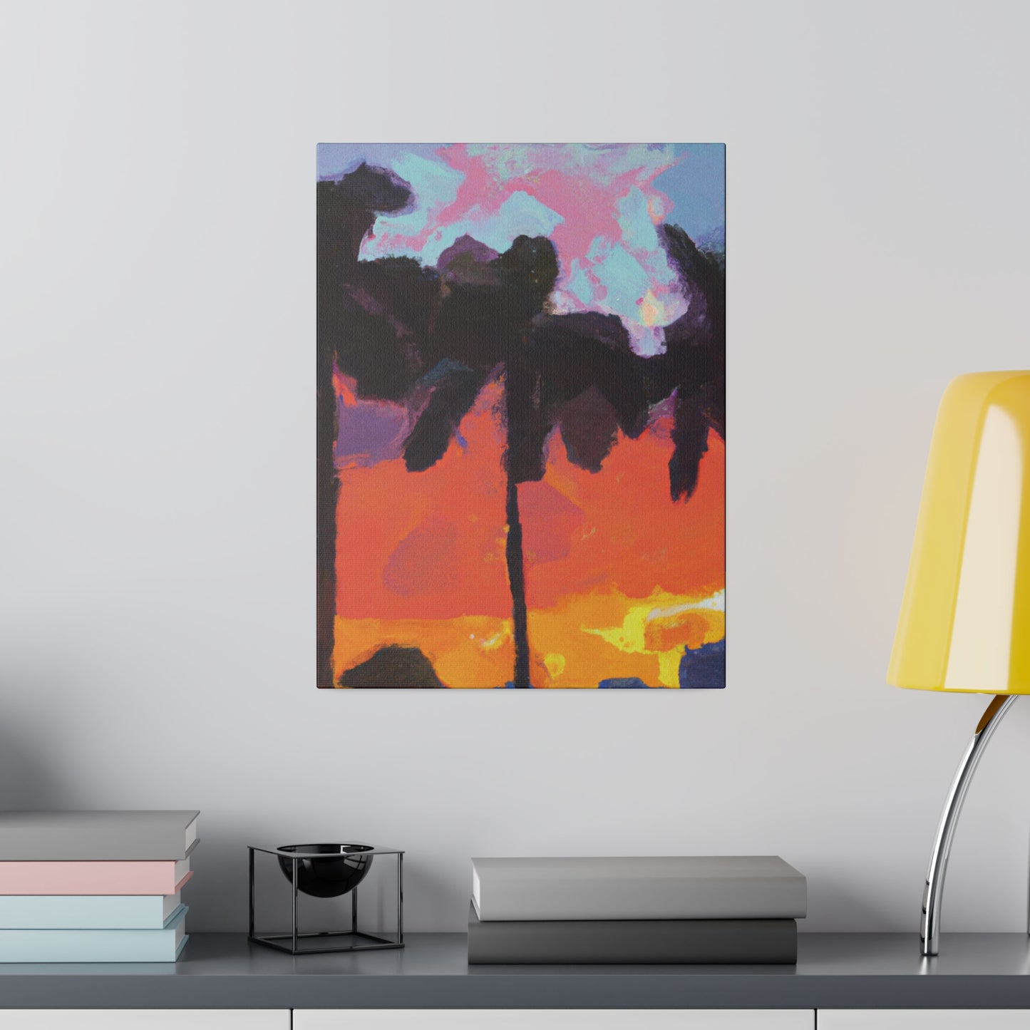 9276D - Miami Beach Sunset Painting Print | Miami | Beach | Sunset | Poster | Home Decor | Wall Art | Canvas