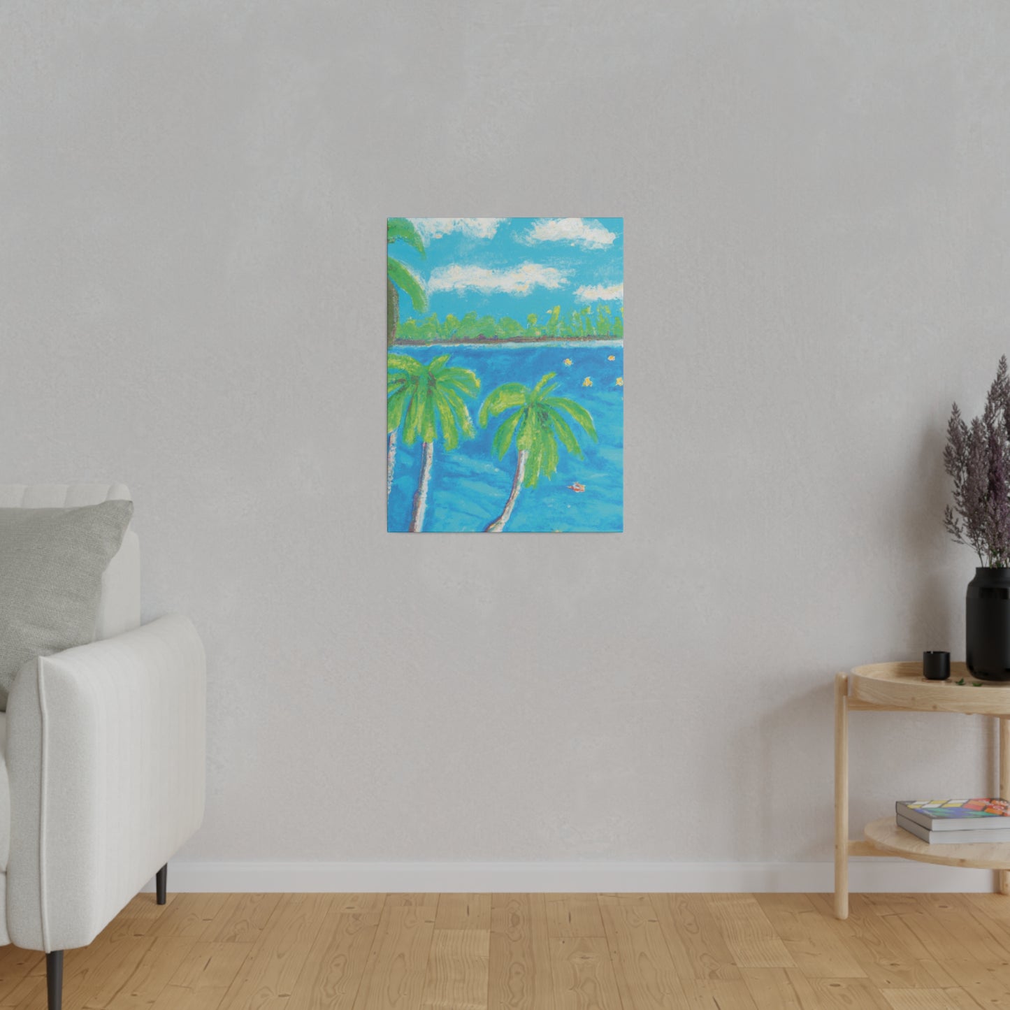 5753V - Bahamas Ocean Painting Print | Bahamas | Ocean | Beach | Poster | Home Decor | Wall Art | Canvas