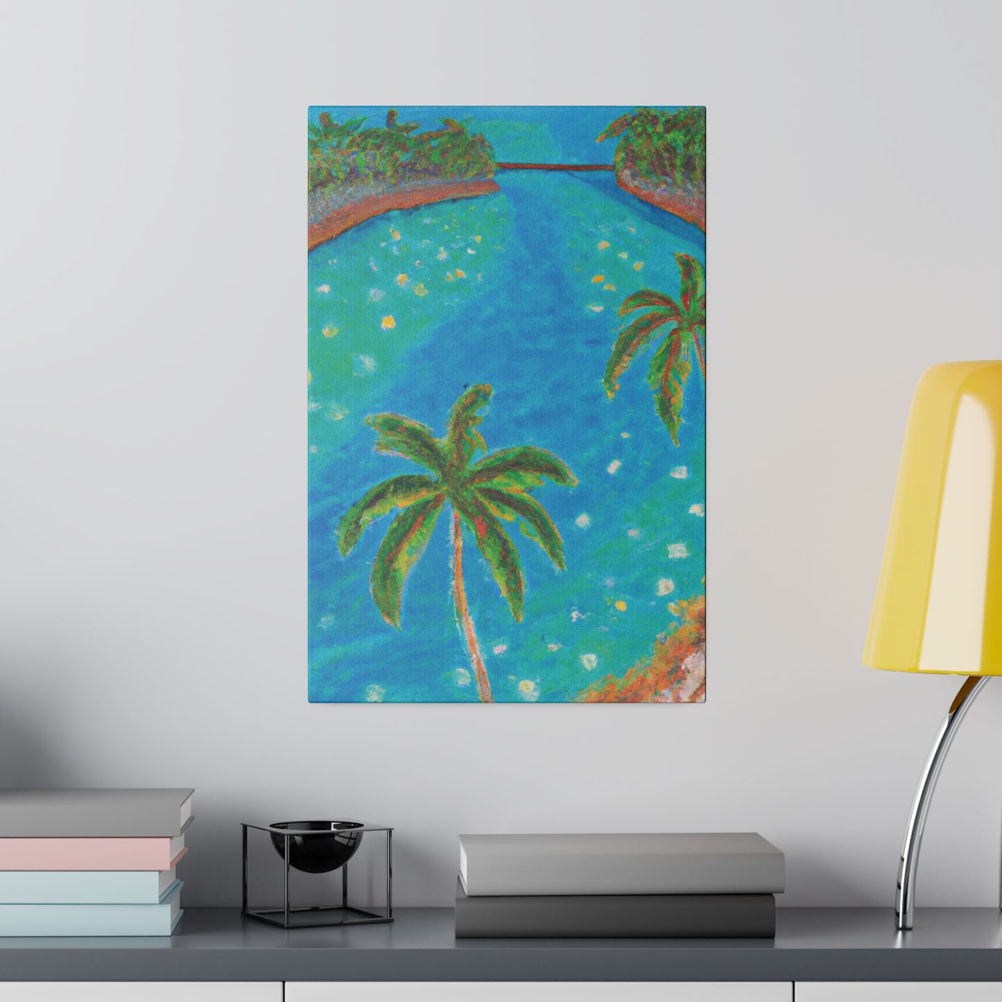 3827C - Bahamas Ocean Painting Print | Bahamas | Ocean | Beach | Poster | Home Decor | Wall Art | Canvas