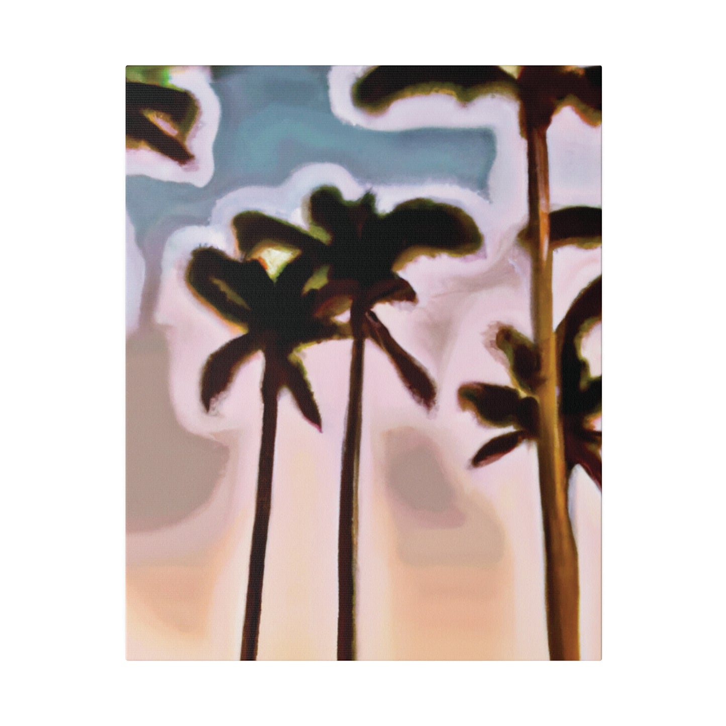 4828Q - Miami Beach Sunset Painting Print | Miami | Beach | Sunset | Poster | Home Decor | Wall Art | Canvas