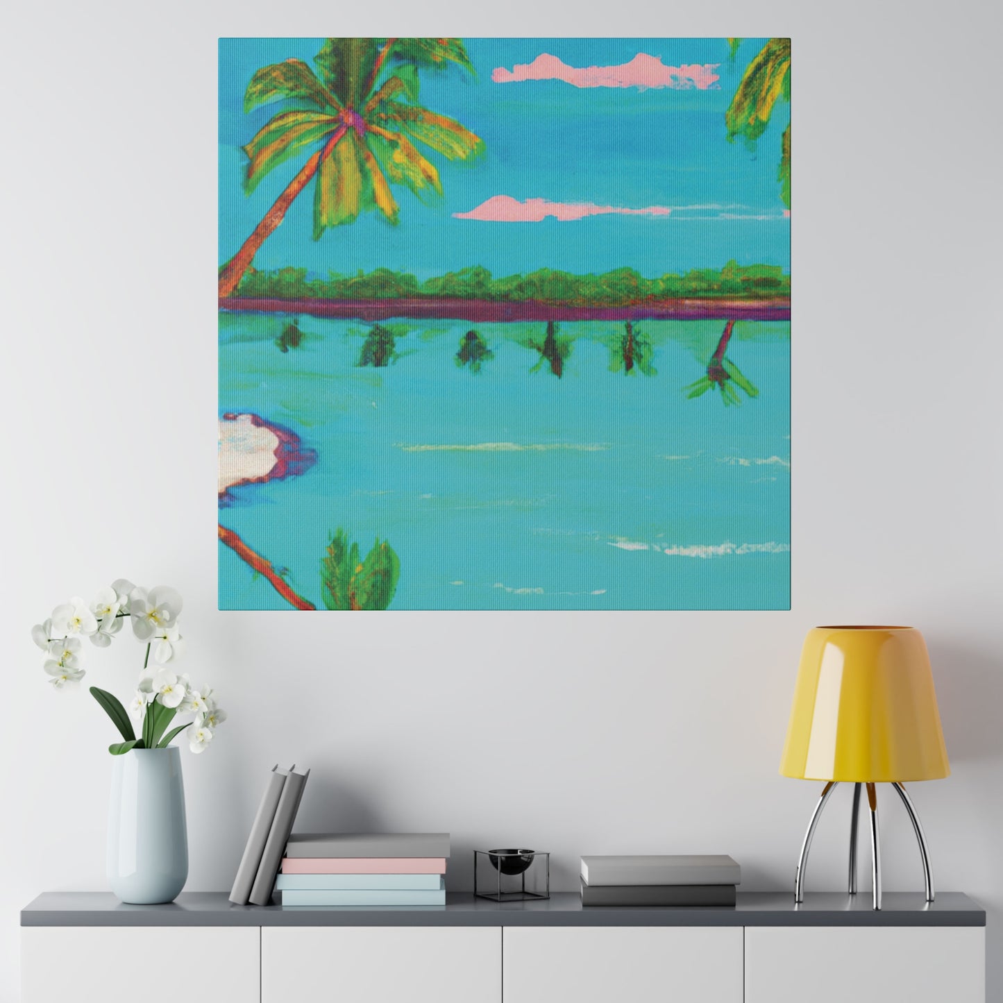 3739G - Bahamas Ocean Painting Print | Bahamas | Ocean | Beach | Poster | Home Decor | Wall Art | Canvas