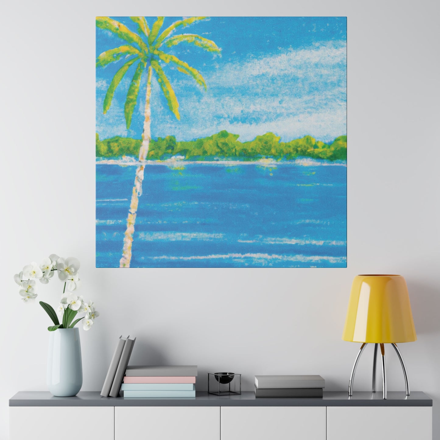 9803Q - Bahamas Ocean Painting Print | Bahamas | Ocean | Beach | Poster | Home Decor | Wall Art | Canvas