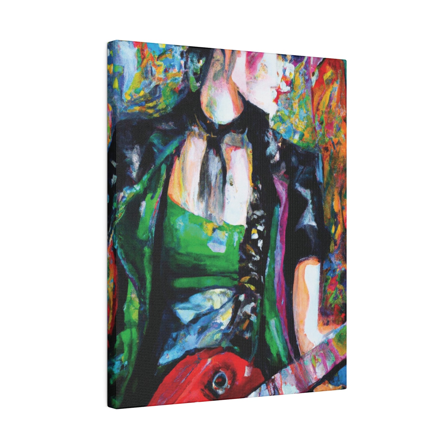 9737J - Rockstar Oil Painting Style Print | Poster | Home Decor | Wall Art | Music Art | Canvas
