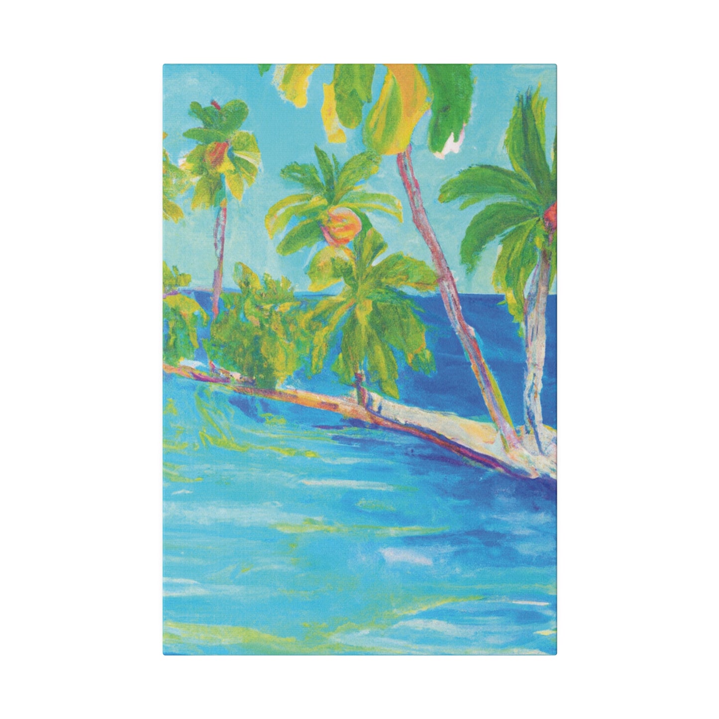 8256Q - Bahamas Ocean Painting Print | Bahamas | Ocean | Beach | Poster | Home Decor | Wall Art | Canvas