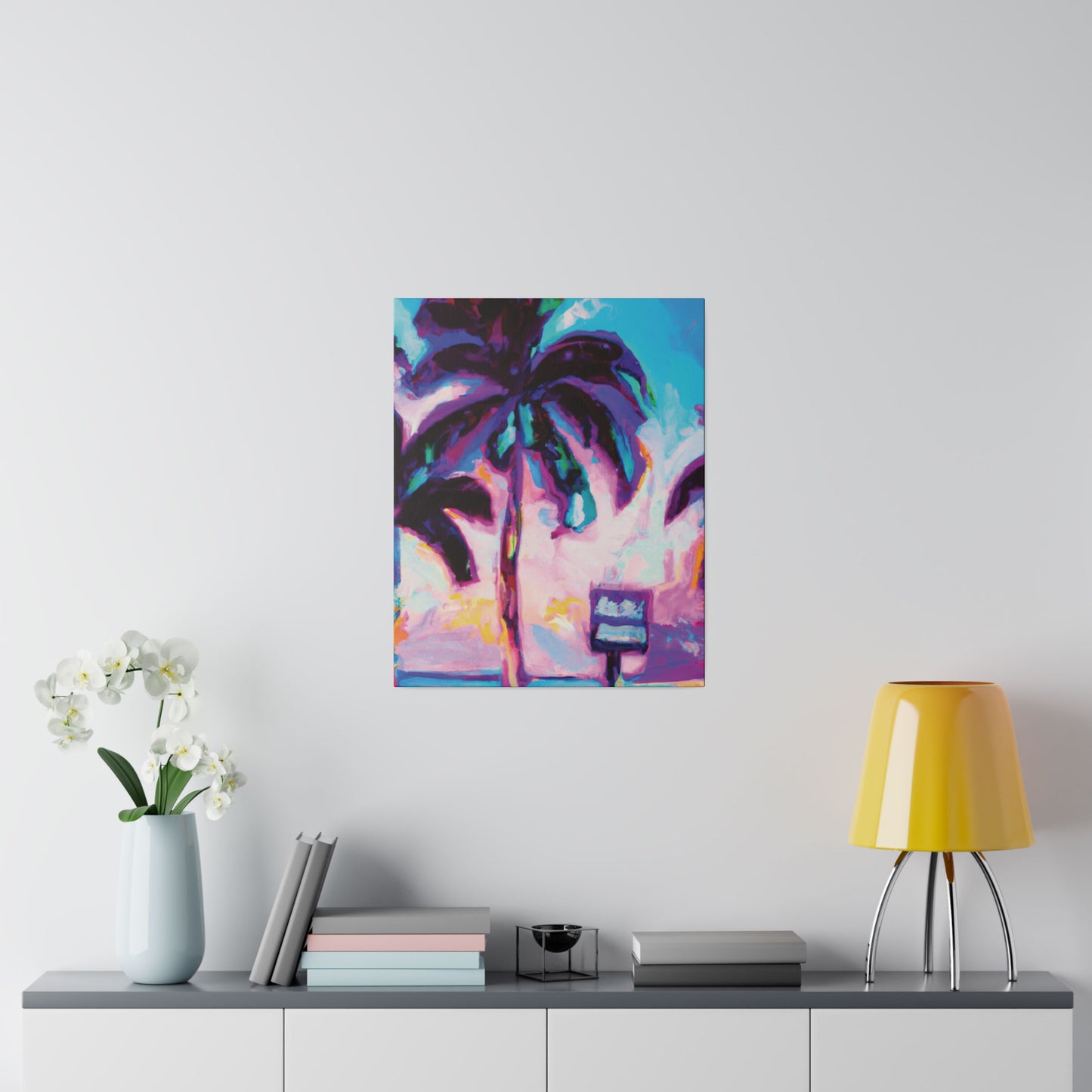 5753H - Miami Beach Sunset Painting Print | Miami | Beach | Sunset | Poster | Home Decor | Wall Art | Canvas