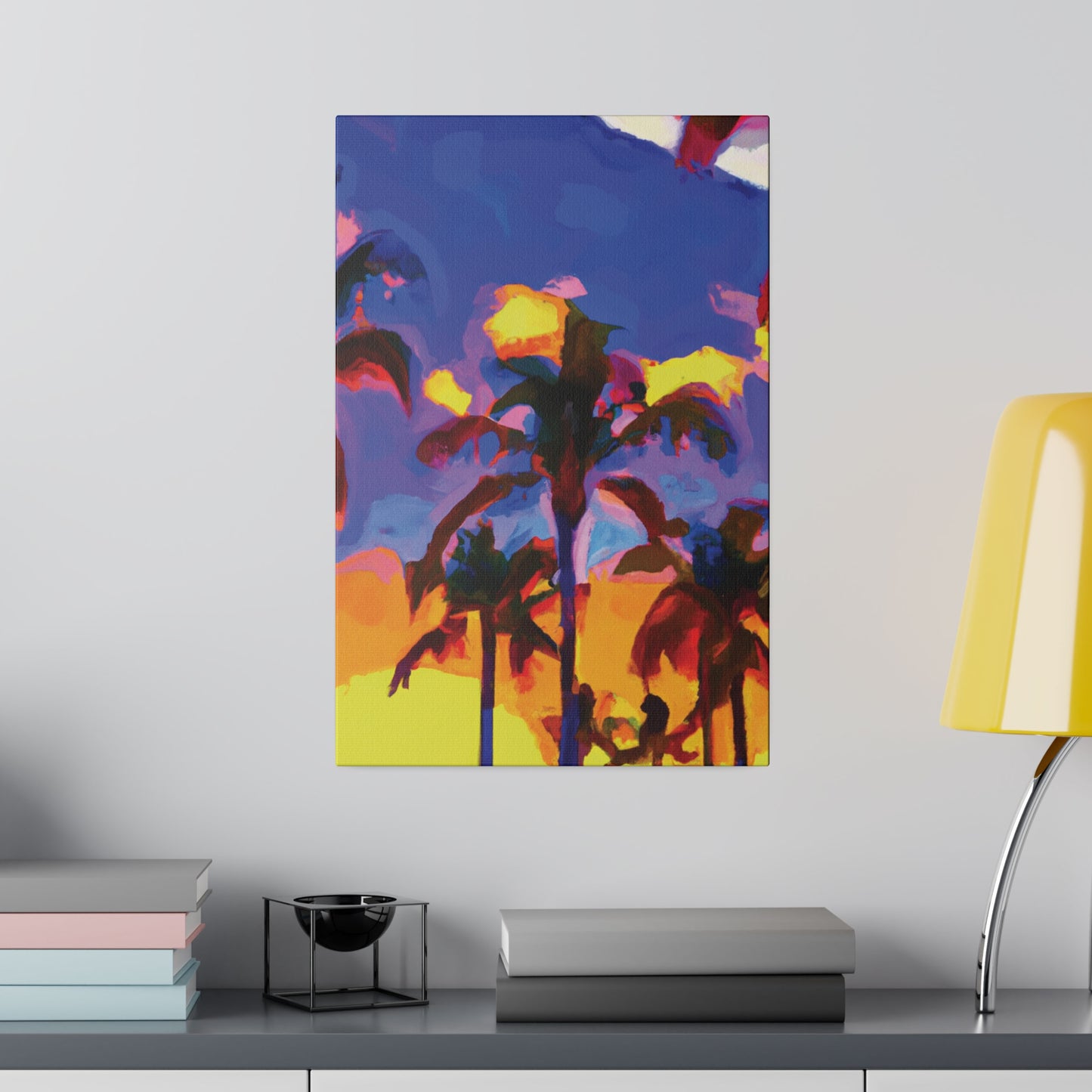 3162U - Miami Beach Sunset Painting Print | Miami | Beach | Sunset | Poster | Home Decor | Wall Art | Canvas