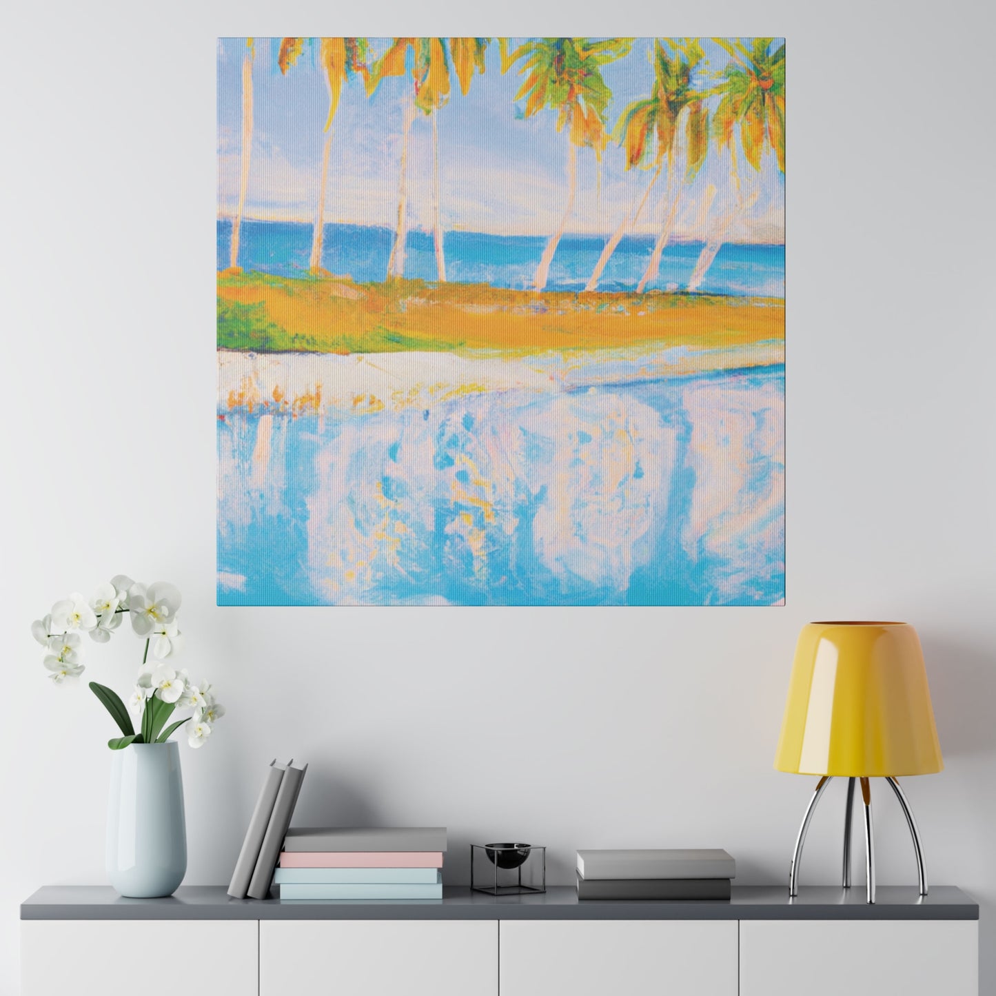 4904O - Bahamas Ocean Painting Print | Bahamas | Ocean | Beach | Poster | Home Decor | Wall Art | Canvas