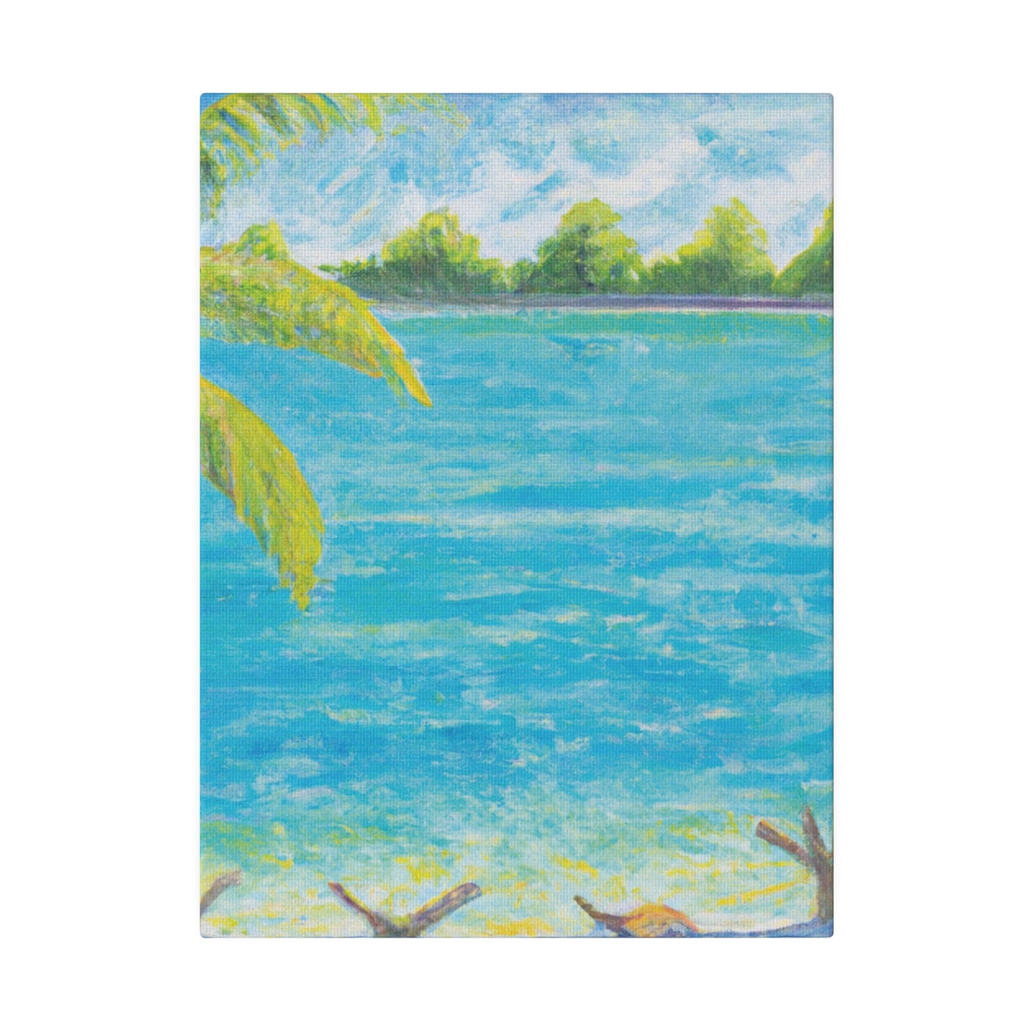 3007D - Bahamas Ocean Painting Print | Bahamas | Ocean | Beach | Poster | Home Decor | Wall Art | Canvas