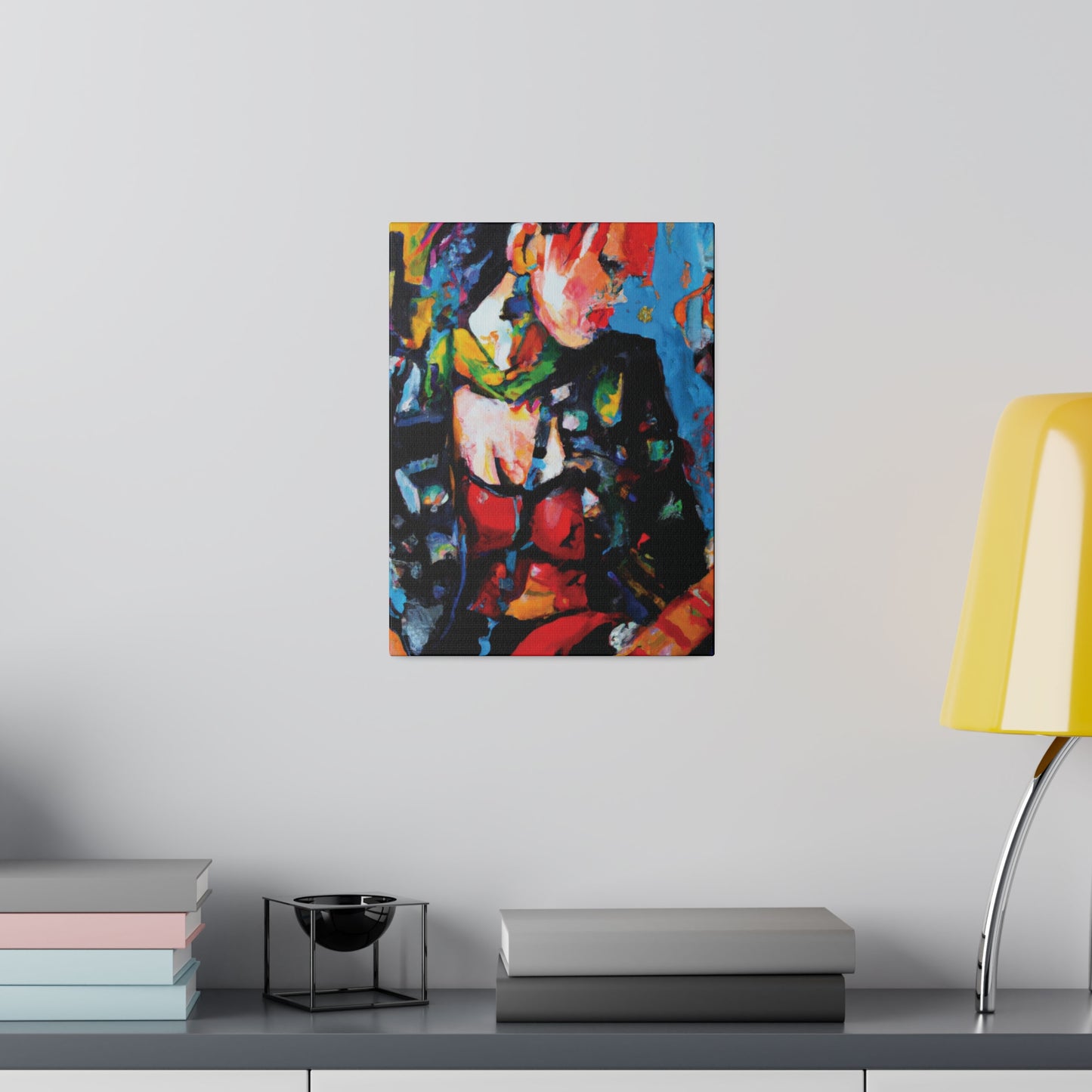9602B - Rockstar Oil Painting Style Print | Poster | Home Decor | Wall Art | Music Art | Canvas