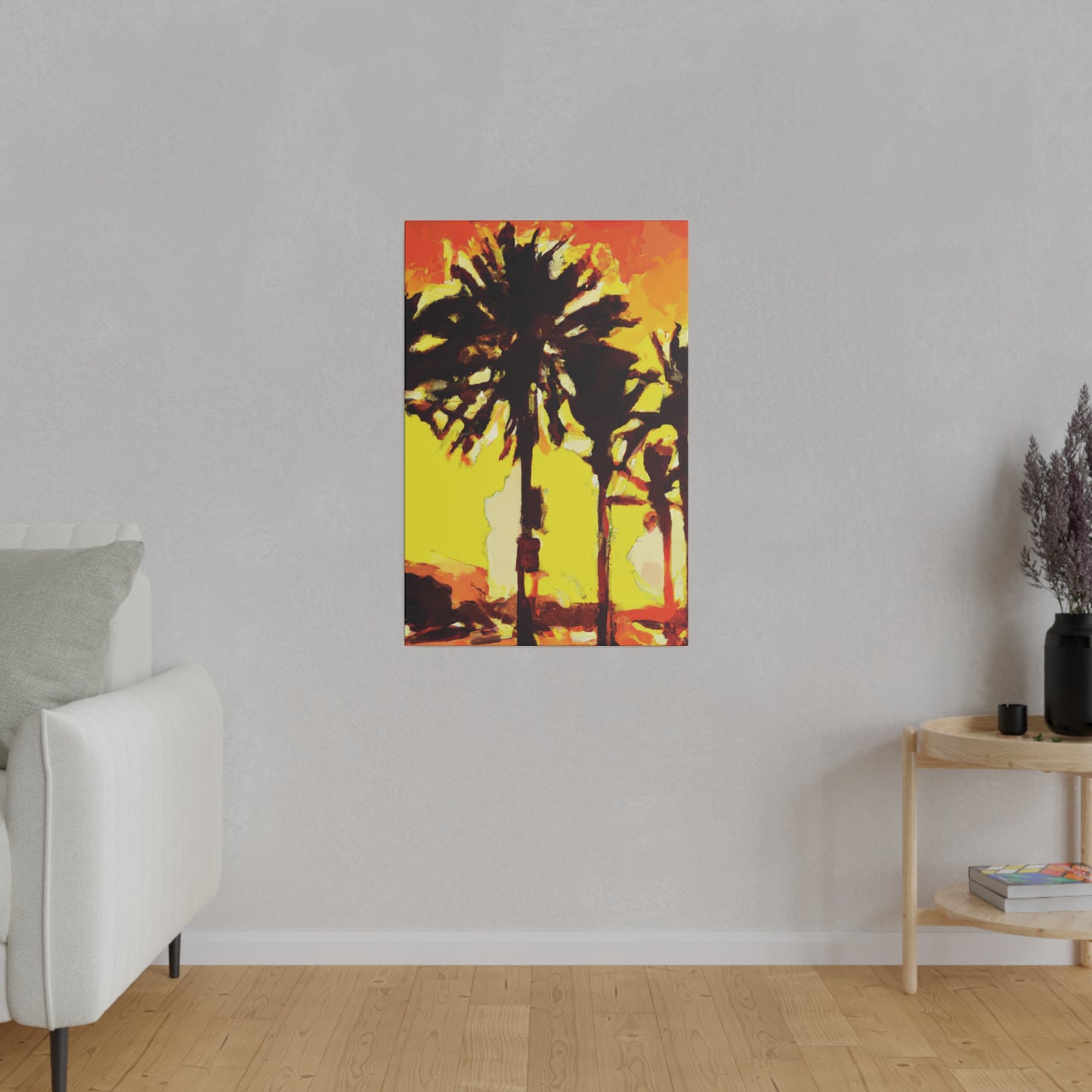 8336Q - Miami Beach Sunset Painting Print | Miami | Beach | Sunset | Poster | Home Decor | Wall Art | Canvas