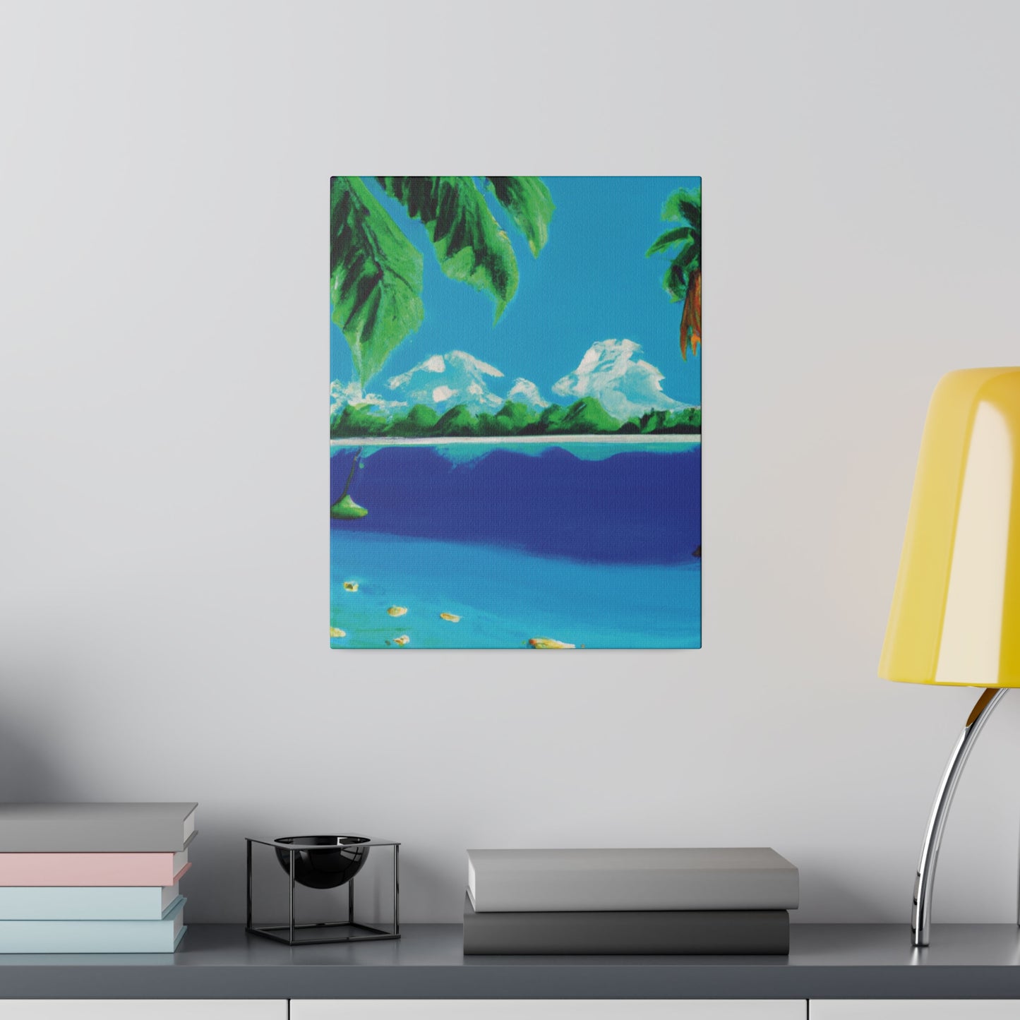 8246P - Bahamas Ocean Painting Print | Bahamas | Ocean | Beach | Poster | Home Decor | Wall Art | Canvas