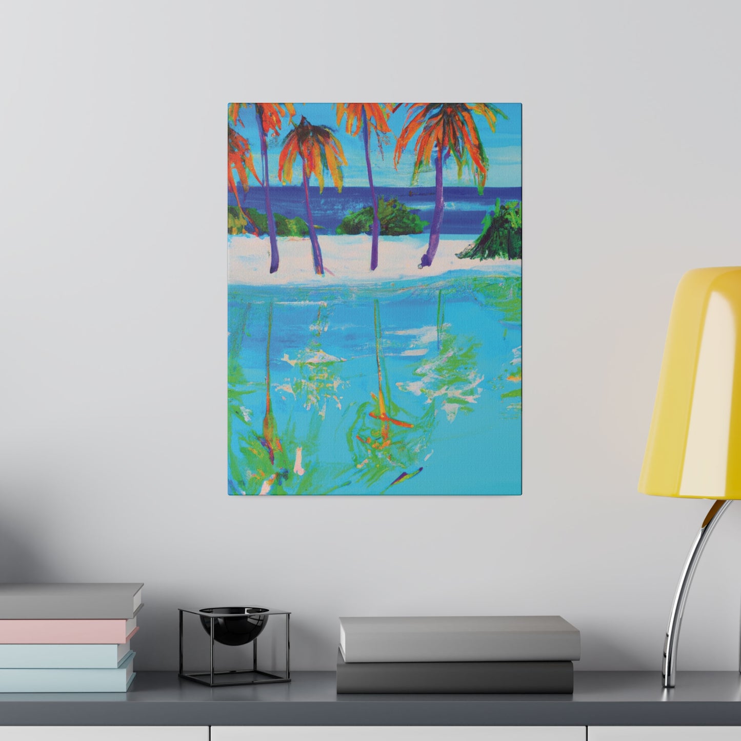 4518F - Bahamas Ocean Painting Print | Bahamas | Ocean | Beach | Poster | Home Decor | Wall Art | Canvas