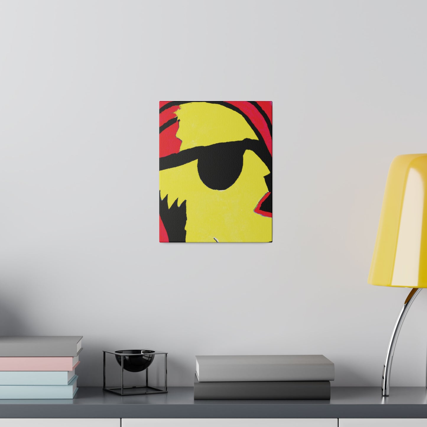 9456P - Rockstar Painting Print | Face | Abstract | Poster | Home Decor | Wall Art | Music Art | Canvas