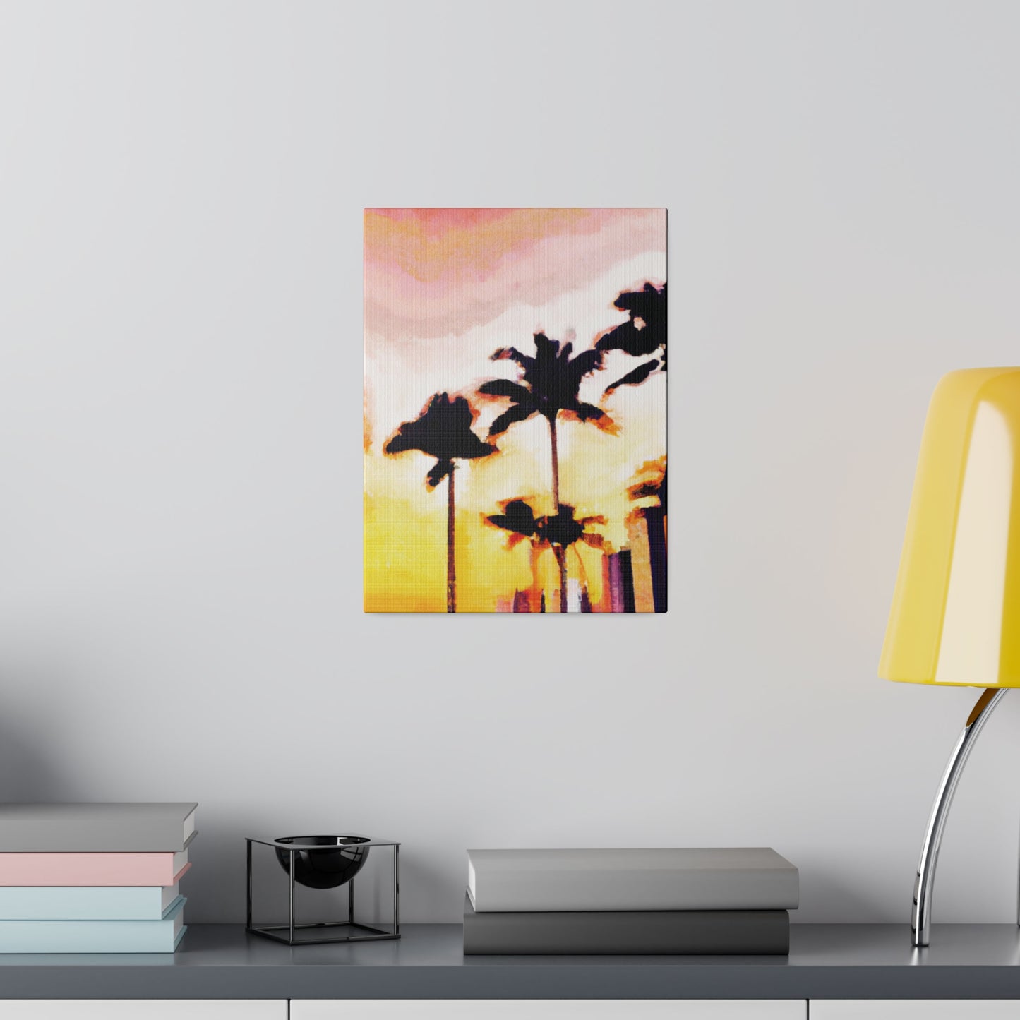 8005X - Miami Beach Sunset Painting Print | Miami | Beach | Sunset | Poster | Home Decor | Wall Art | Canvas