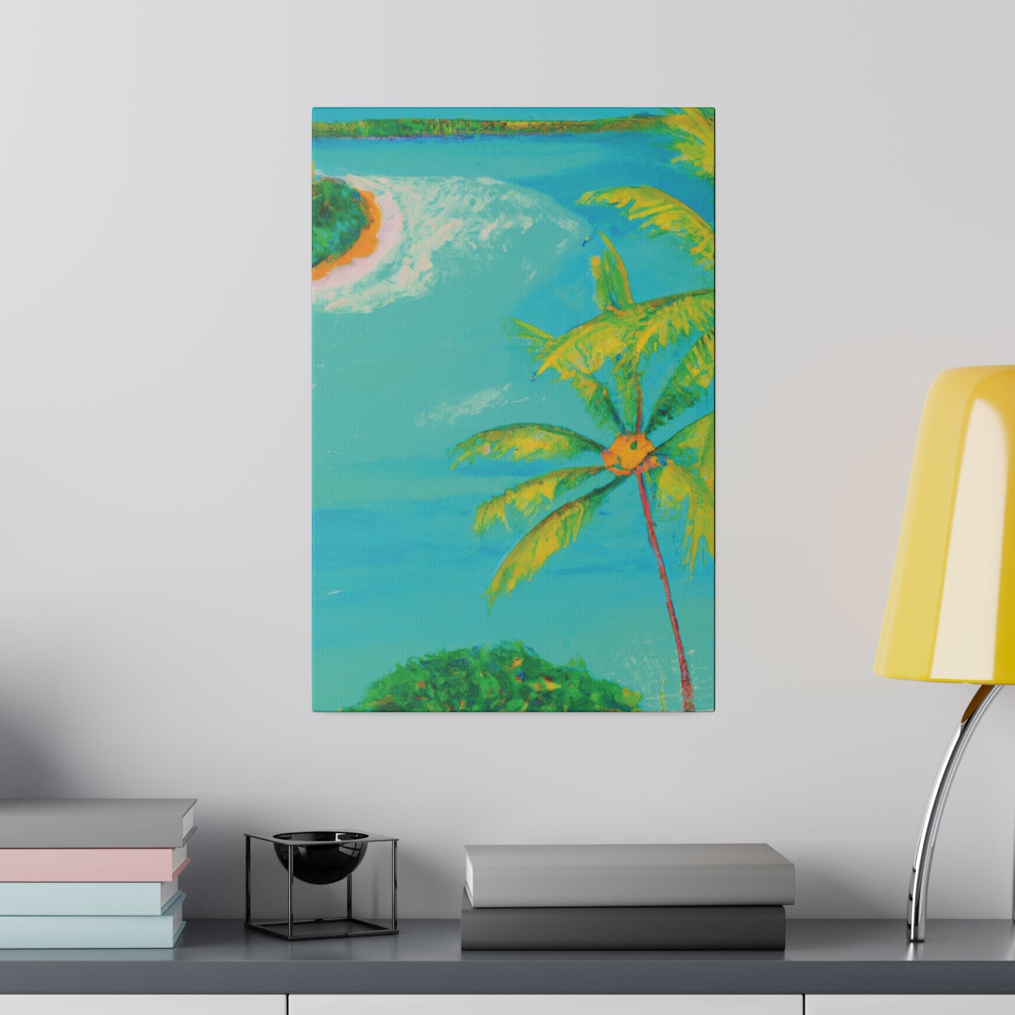 5457G - Bahamas Ocean Painting Print | Bahamas | Ocean | Beach | Poster | Home Decor | Wall Art | Canvas