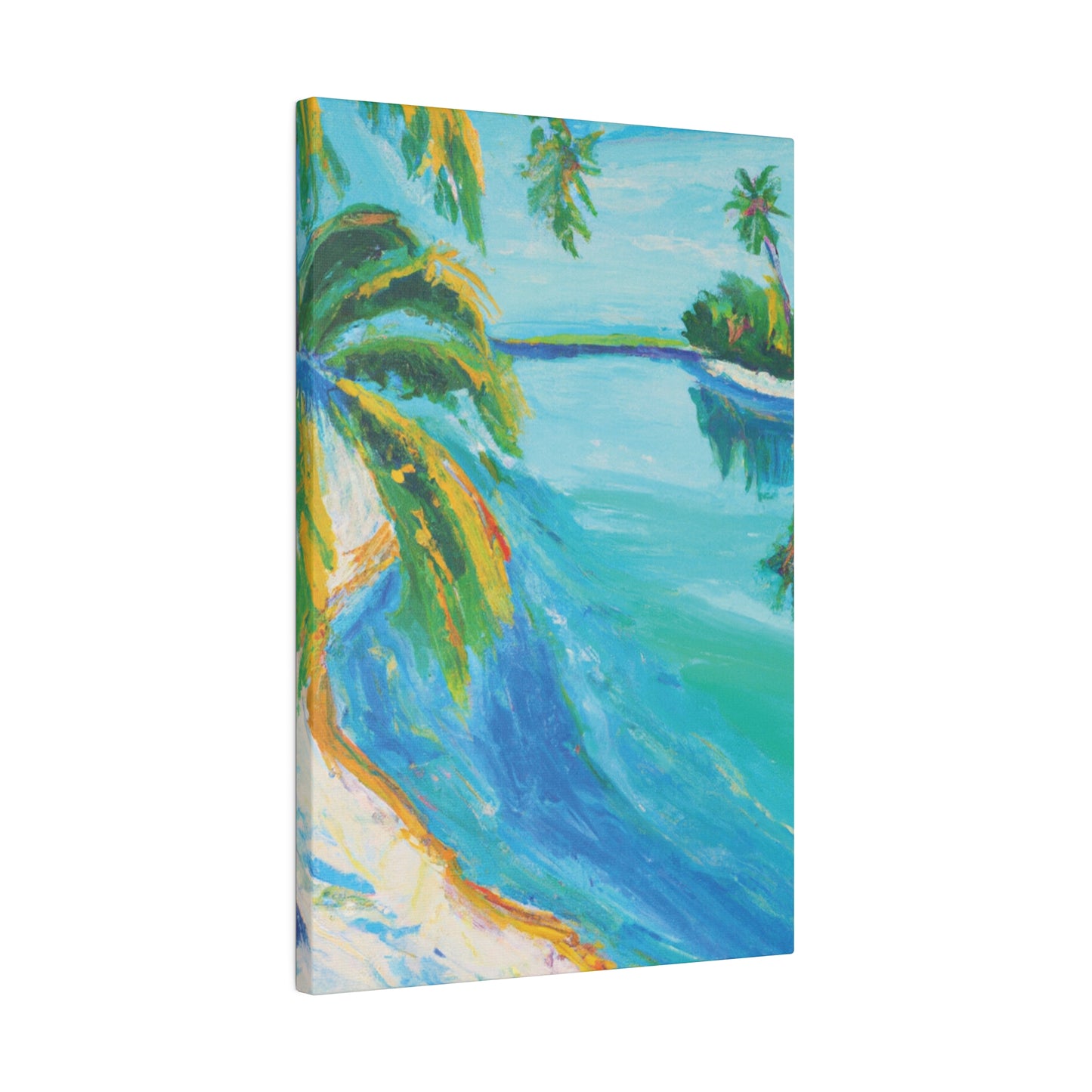 5339K - Bahamas Ocean Painting Print | Bahamas | Ocean | Beach | Poster | Home Decor | Wall Art | Canvas