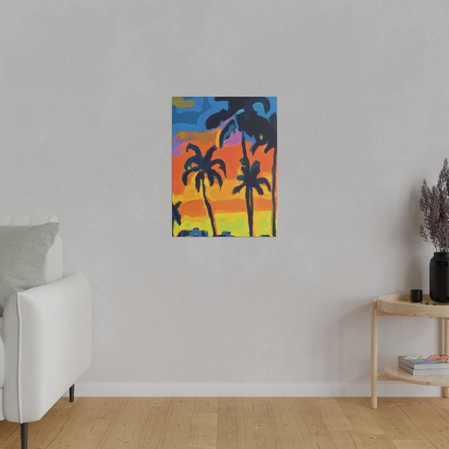 5462R - Miami Beach Sunset Painting Print | Miami | Beach | Sunset | Poster | Home Decor | Wall Art | Canvas