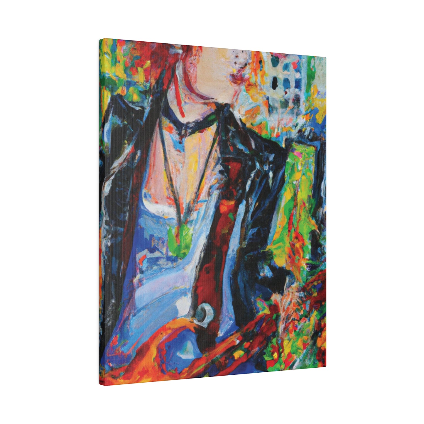 9144X - Rockstar Oil Painting Style Print | Poster | Home Decor | Wall Art | Music Art | Canvas