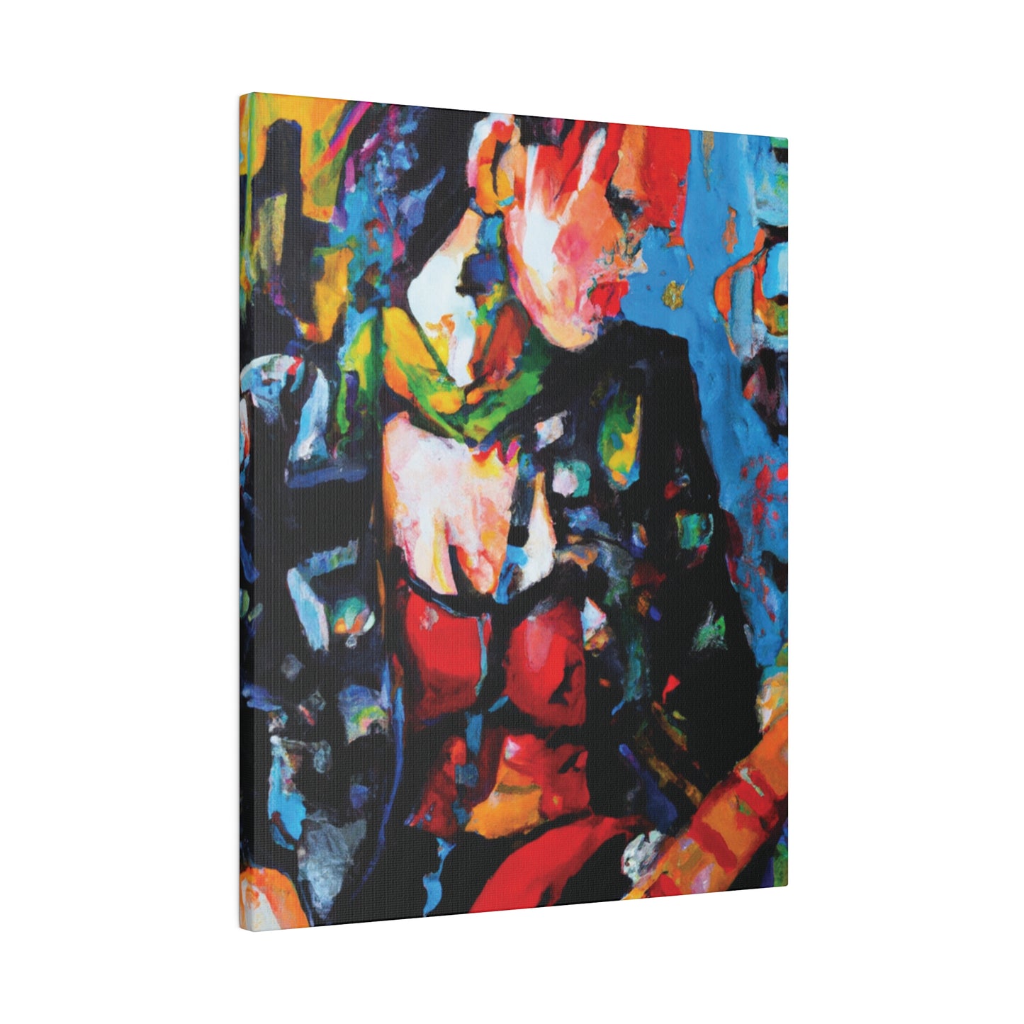 9602B - Rockstar Oil Painting Style Print | Poster | Home Decor | Wall Art | Music Art | Canvas