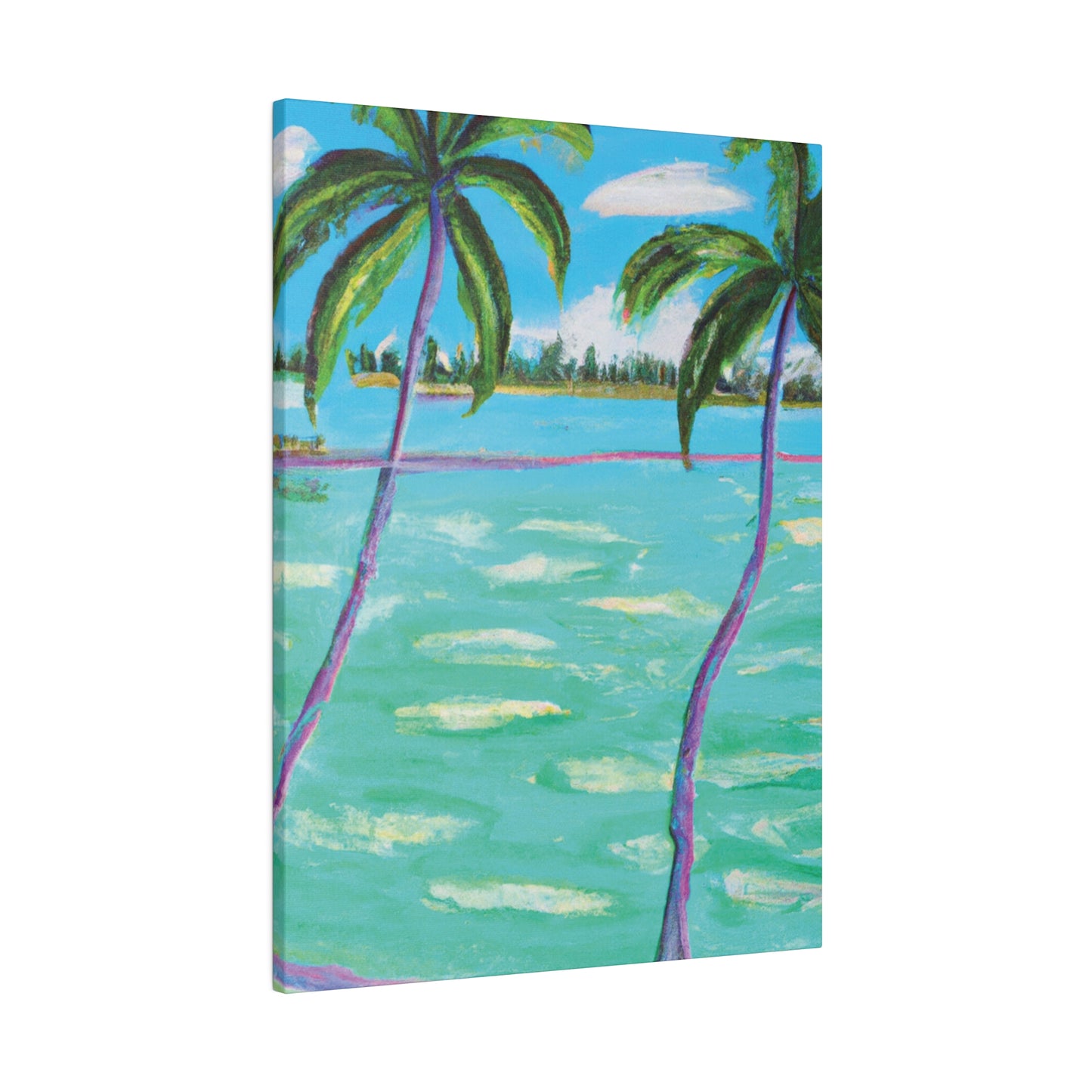 4451X - Bahamas Ocean Painting Print | Bahamas | Ocean | Beach | Poster | Home Decor | Wall Art | Canvas