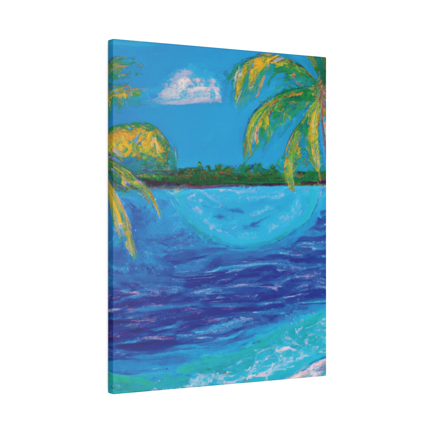 6704T - Bahamas Ocean Painting Print | Bahamas | Ocean | Beach | Poster | Home Decor | Wall Art | Canvas