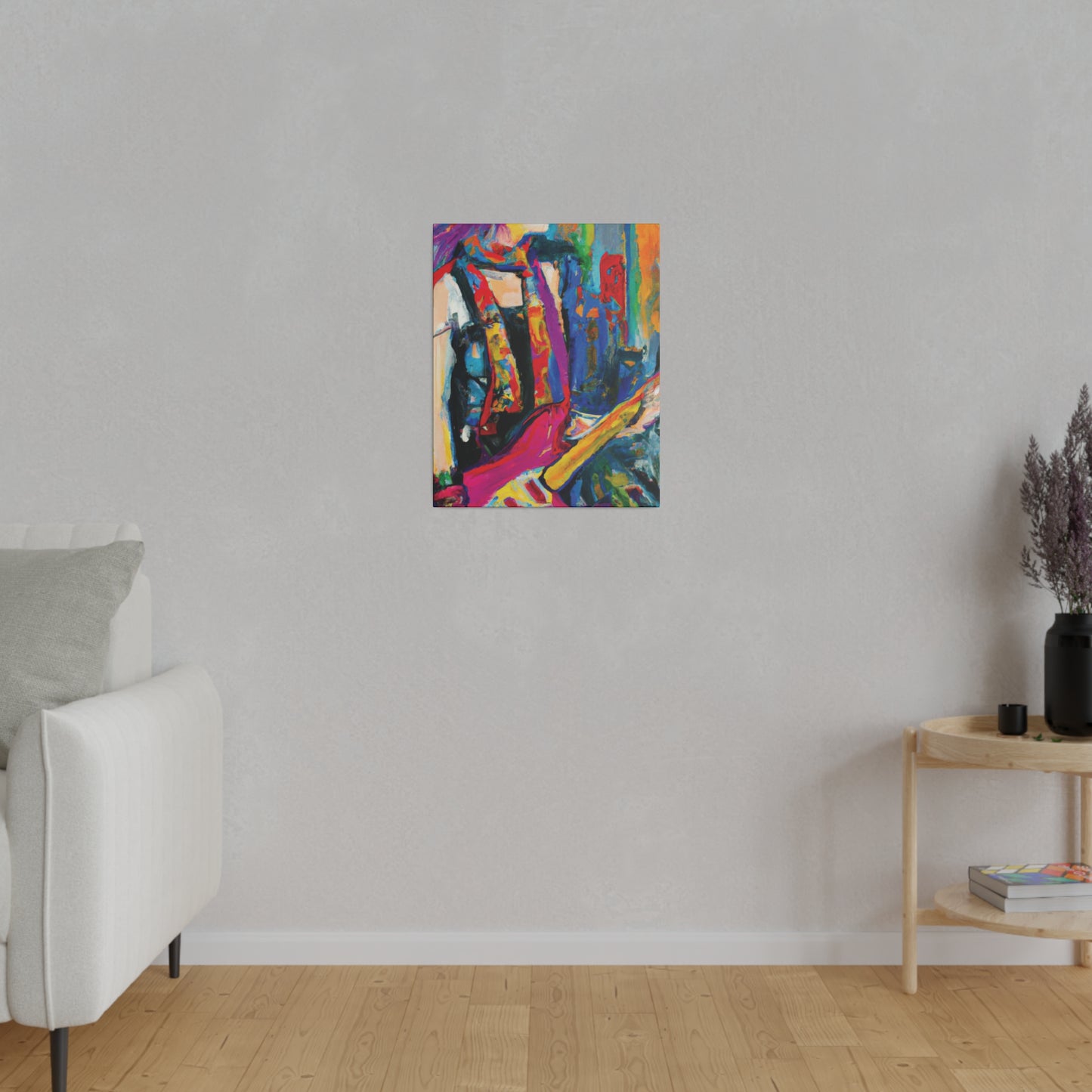 9798G - Rockstar Oil Painting Style Print | Poster | Home Decor | Wall Art | Music Art | Canvas
