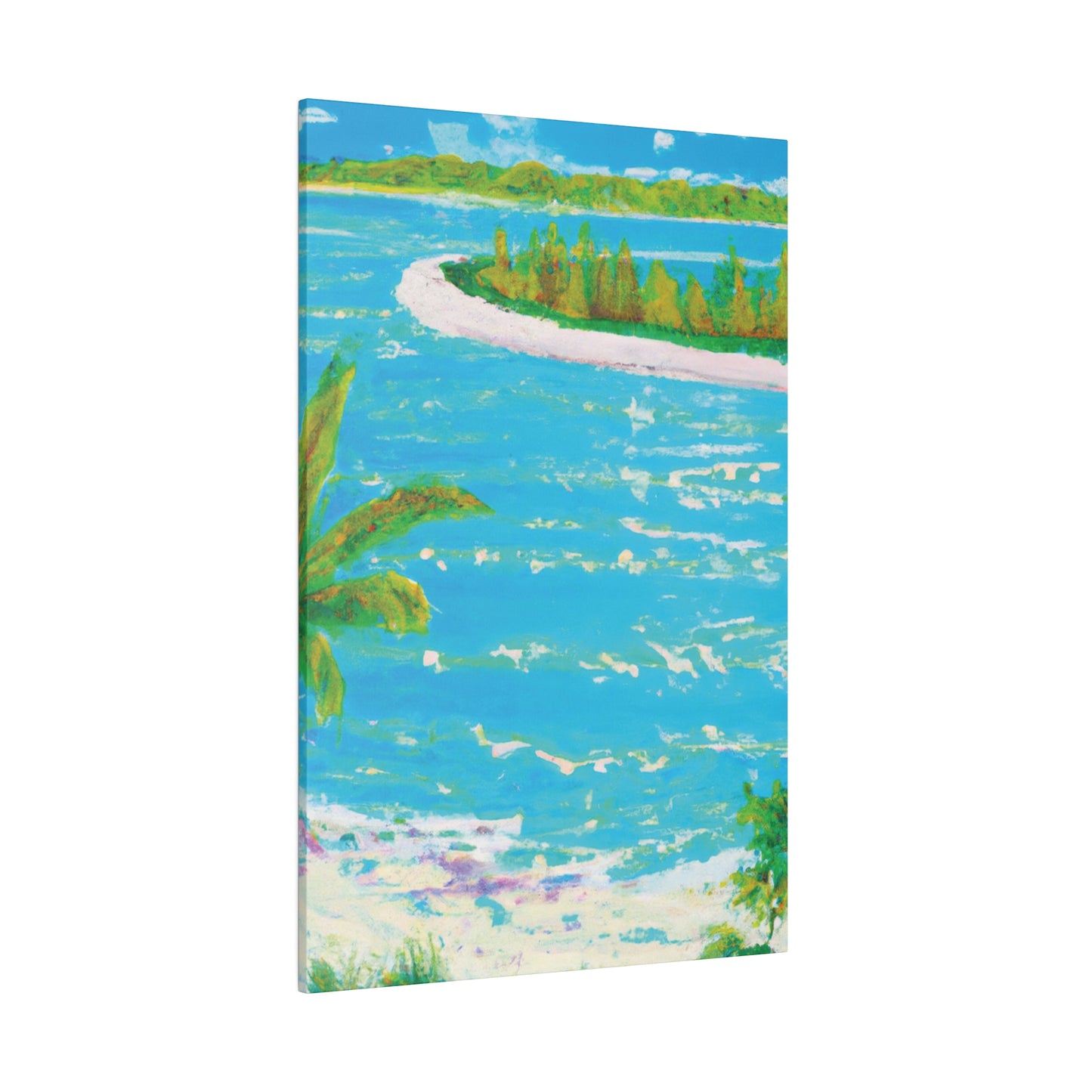 9555G - Bahamas Ocean Painting Print | Bahamas | Ocean | Beach | Poster | Home Decor | Wall Art | Canvas