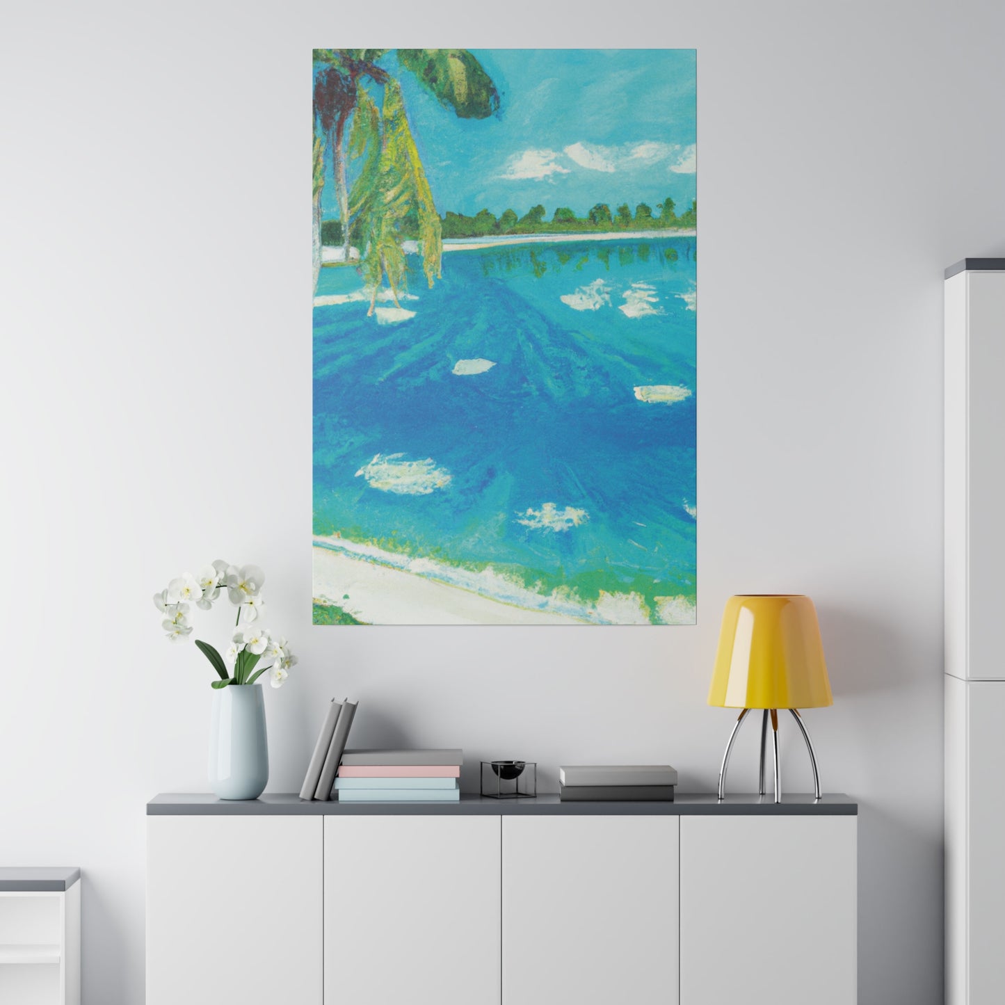 9365U - Bahamas Ocean Painting Print | Bahamas | Ocean | Beach | Poster | Home Decor | Wall Art | Canvas