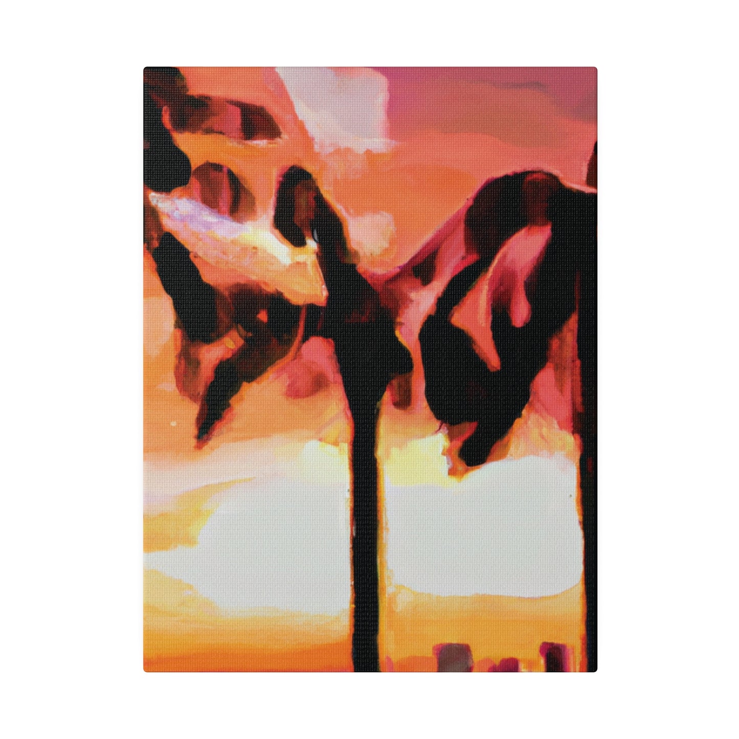 6372O - Miami Beach Sunset Painting Print | Miami | Beach | Sunset | Poster | Home Decor | Wall Art | Canvas