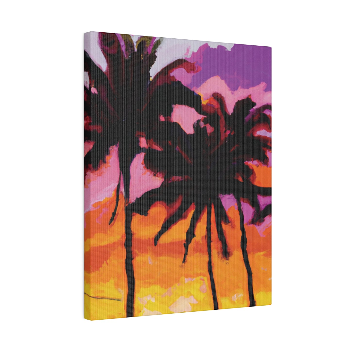 8367T - Miami Beach Sunset Painting Print | Miami | Beach | Sunset | Poster | Home Decor | Wall Art | Canvas