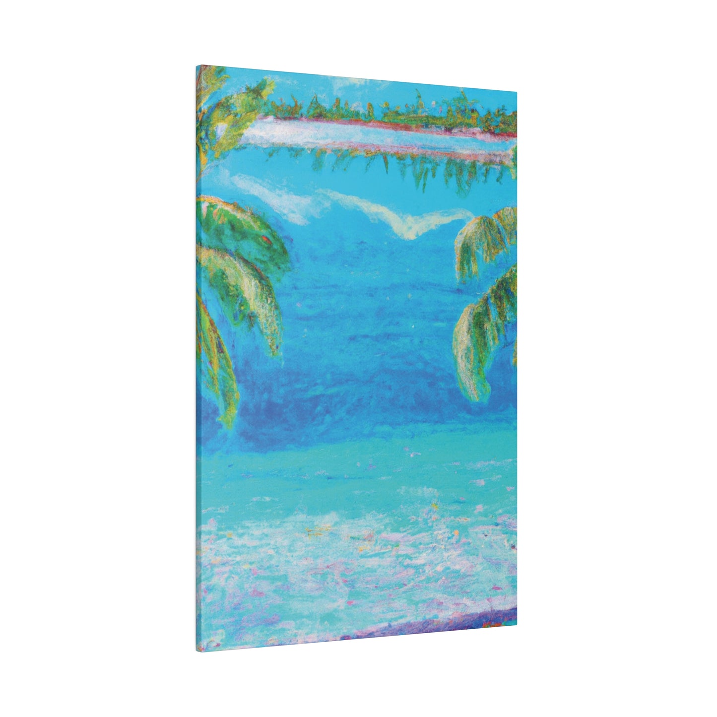 8159P - Bahamas Ocean Painting Print | Bahamas | Ocean | Beach | Poster | Home Decor | Wall Art | Canvas