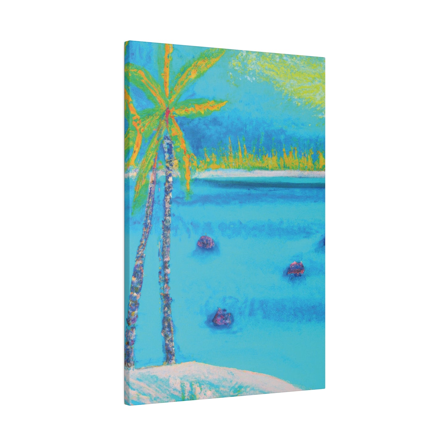 2937T - Bahamas Ocean Painting Print | Bahamas | Ocean | Beach | Poster | Home Decor | Wall Art | Canvas