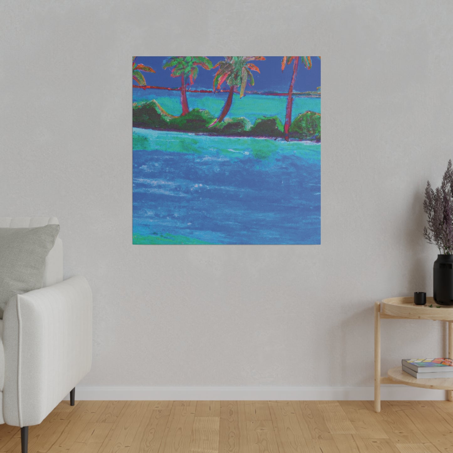 7454G - Bahamas Ocean Painting Print | Bahamas | Ocean | Beach | Poster | Home Decor | Wall Art | Canvas