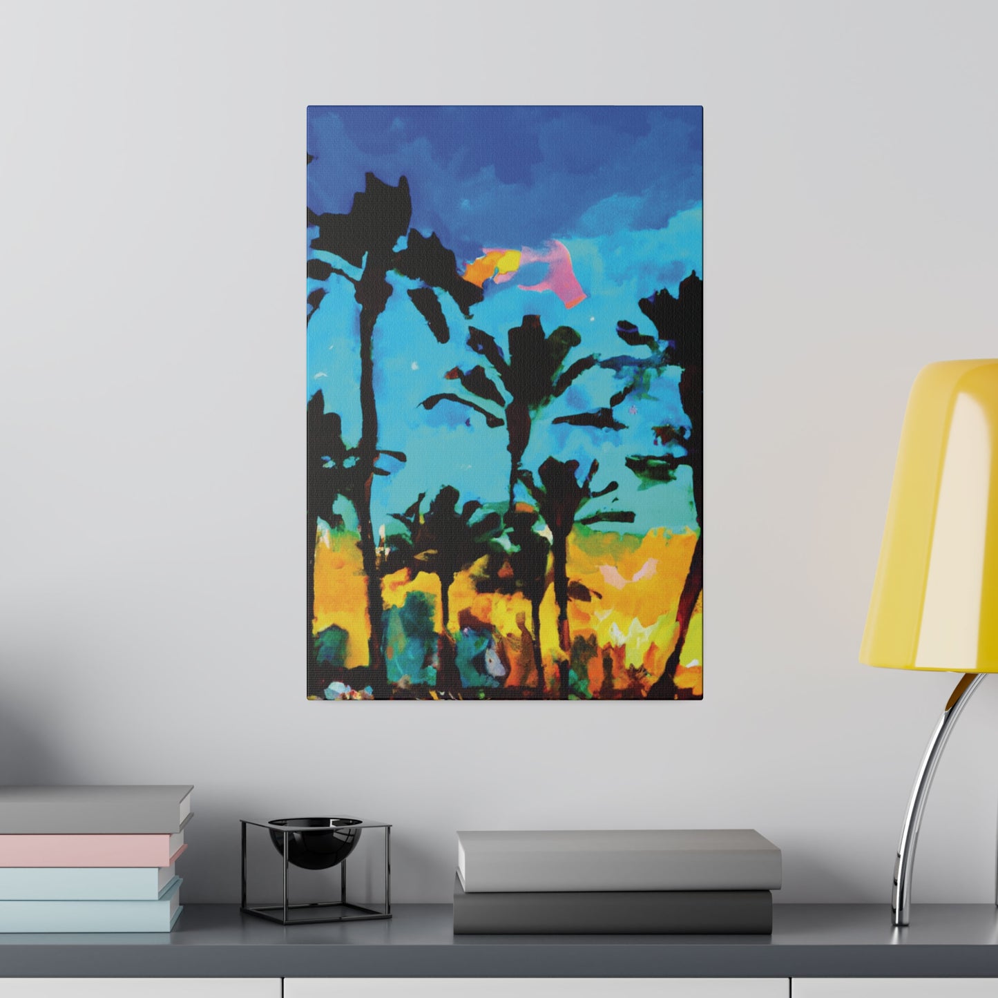 8346V - Miami Beach Sunset Painting Print | Miami | Beach | Sunset | Poster | Home Decor | Wall Art | Canvas