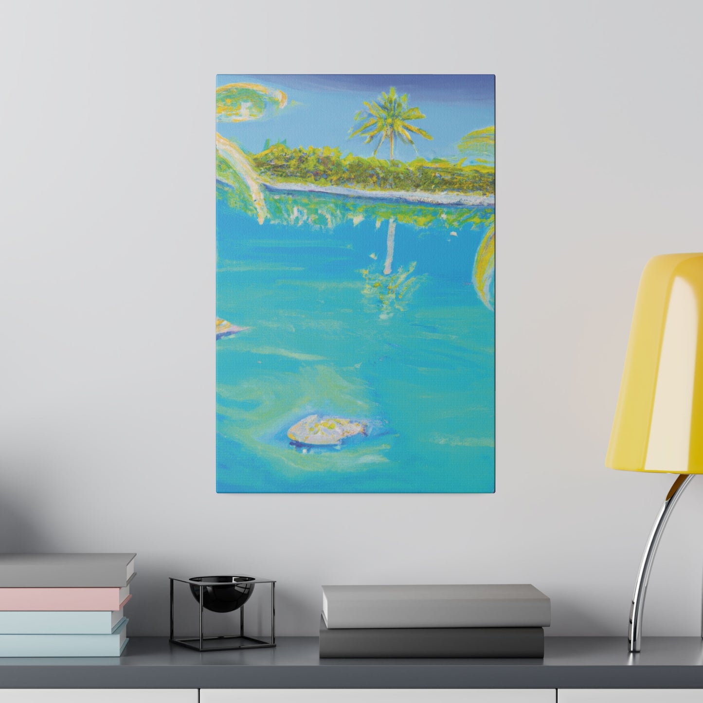 9546V - Bahamas Ocean Painting Print | Bahamas | Ocean | Beach | Poster | Home Decor | Wall Art | Canvas