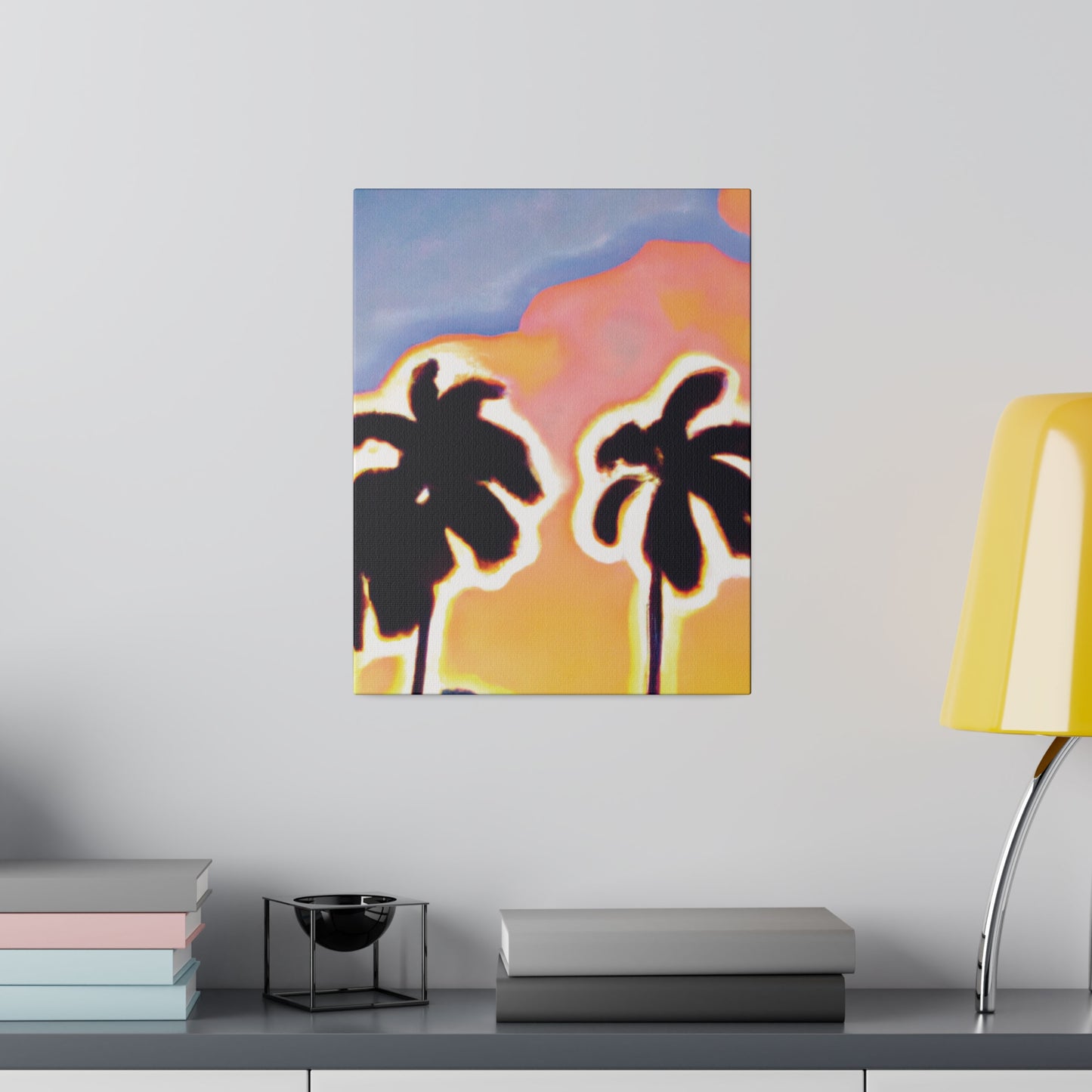 2766U - Miami Beach Sunset Painting Print | Miami | Beach | Sunset | Poster | Home Decor | Wall Art | Canvas