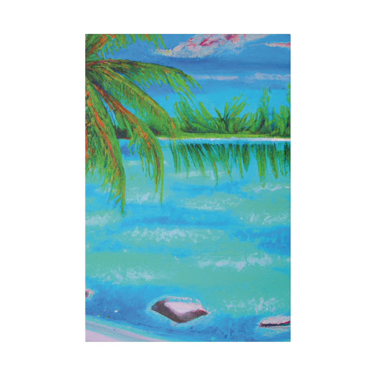 5279Q - Bahamas Ocean Painting Print | Bahamas | Ocean | Beach | Poster | Home Decor | Wall Art | Canvas