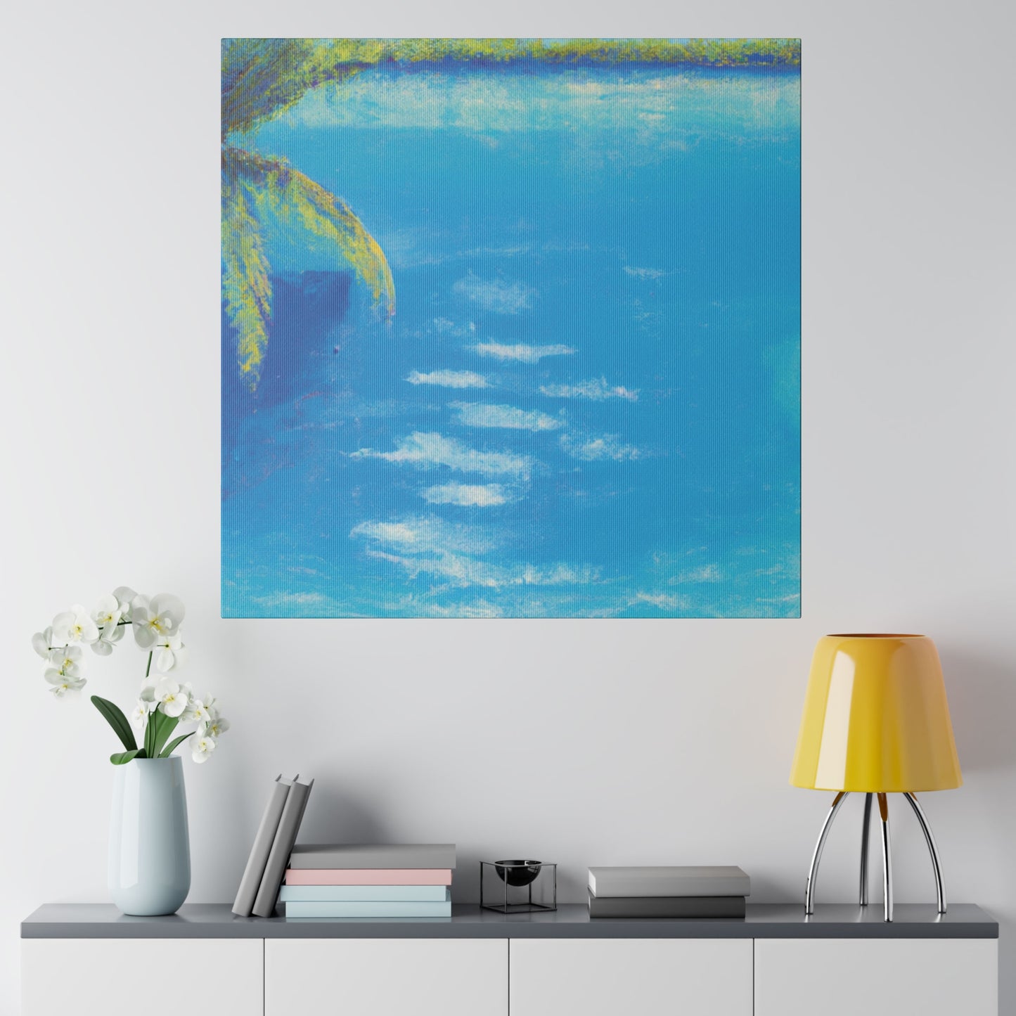 9819K - Bahamas Ocean Painting Print | Bahamas | Ocean | Beach | Poster | Home Decor | Wall Art | Canvas