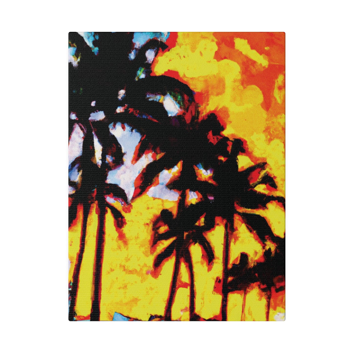 7248Q - Miami Beach Sunset Painting Print | Miami | Beach | Sunset | Poster | Home Decor | Wall Art | Canvas