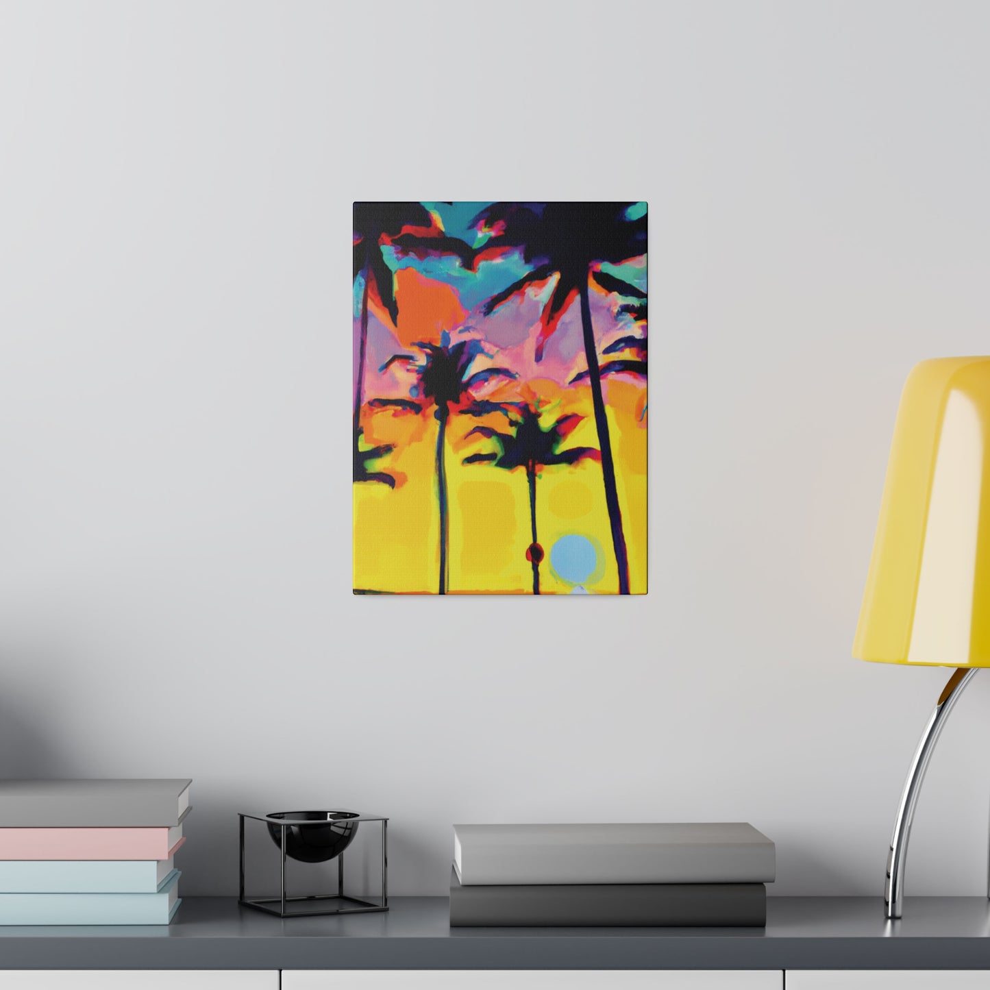 108K - Miami Beach Sunset Painting Print | Miami | Beach | Sunset | Poster | Home Decor | Wall Art | Canvas